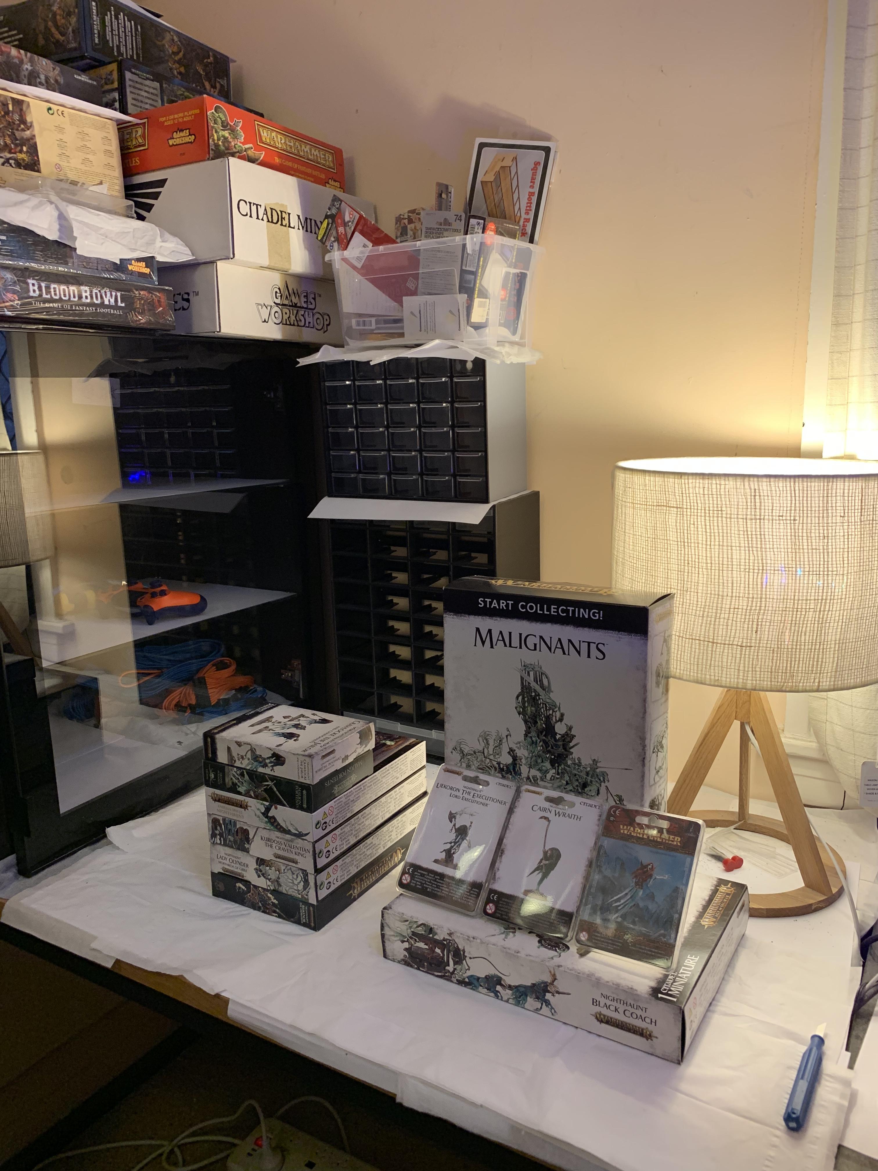 Age Of Sigmar, Backlog, Boxes, Build Log, Games Workshop, Nighthaunt, Nighthaunt Build Log, Nighthaunt Build Log 07.1, Nighthaunt Wip, Unbuilt
