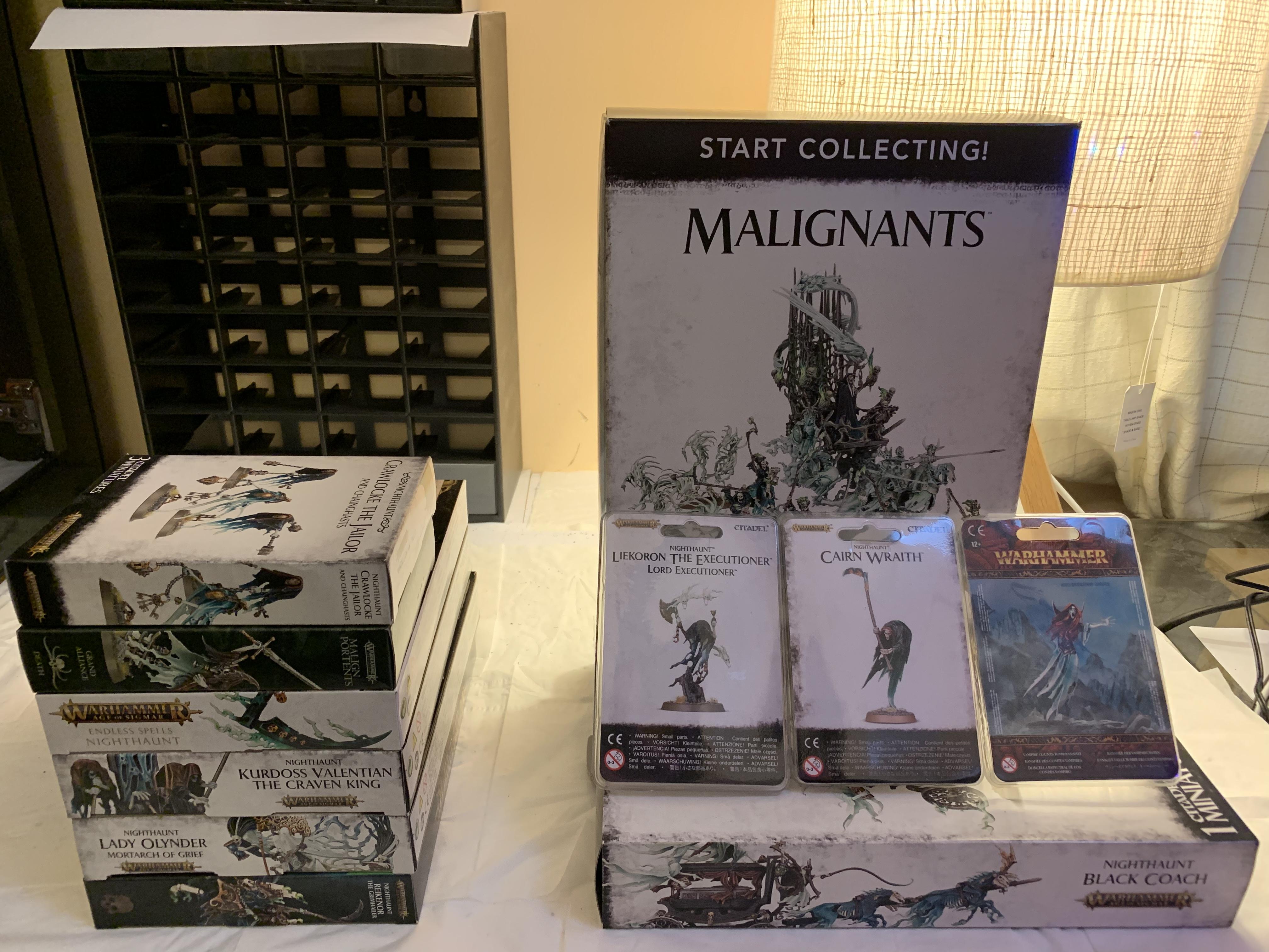Age Of Sigmar, Backlog, Boxes, Build Log, Games Workshop, Nighthaunt, Nighthaunt Build Log, Nighthaunt Build Log 07.1, Nighthaunt Wip, Unbuilt