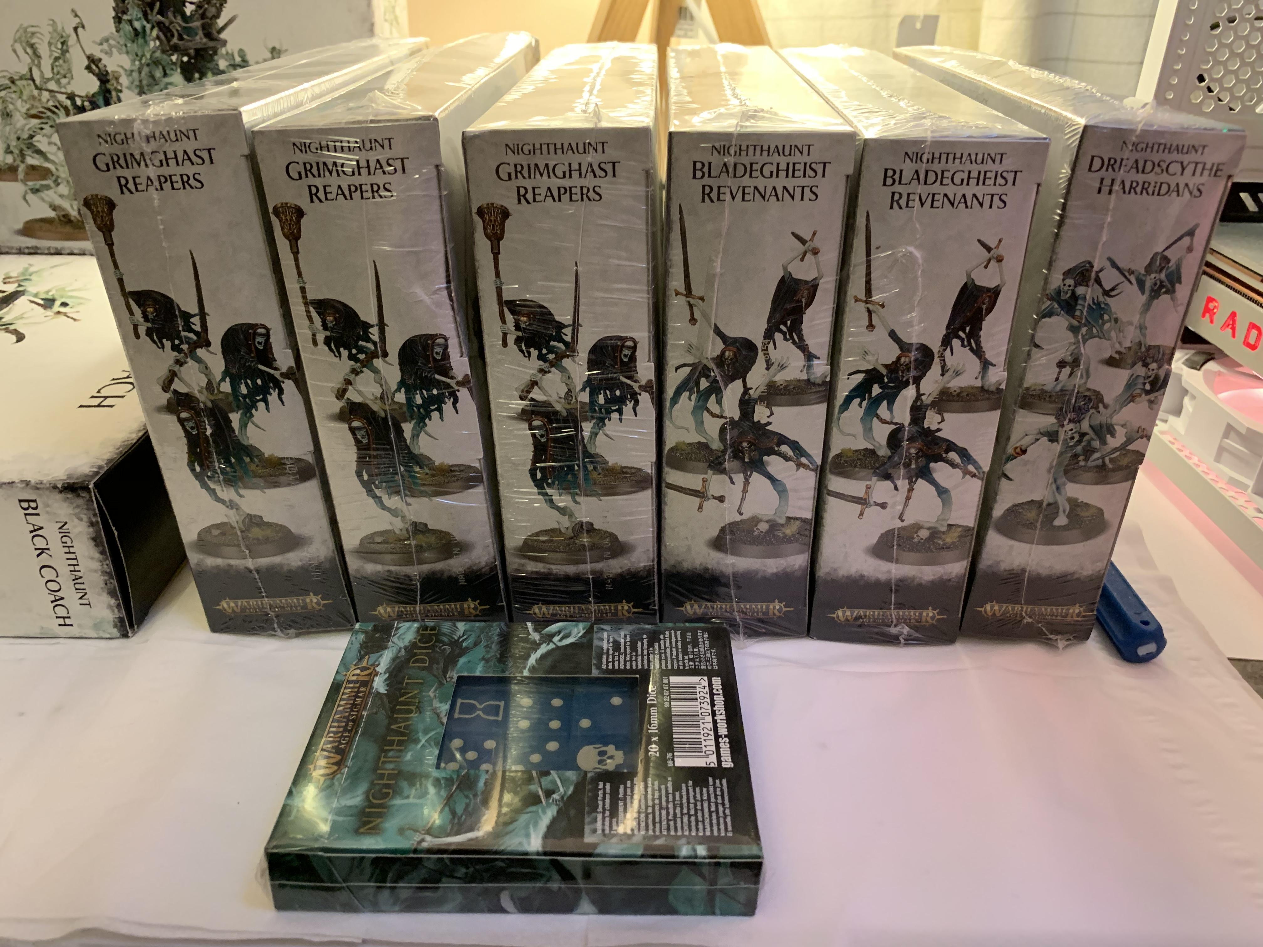 Age Of Sigmar, Backlog, Boxes, Build Log, Games Workshop, Nighthaunt, Nighthaunt Build Log, Nighthaunt Build Log 07.2, Nighthaunt Wip, Unbuilt