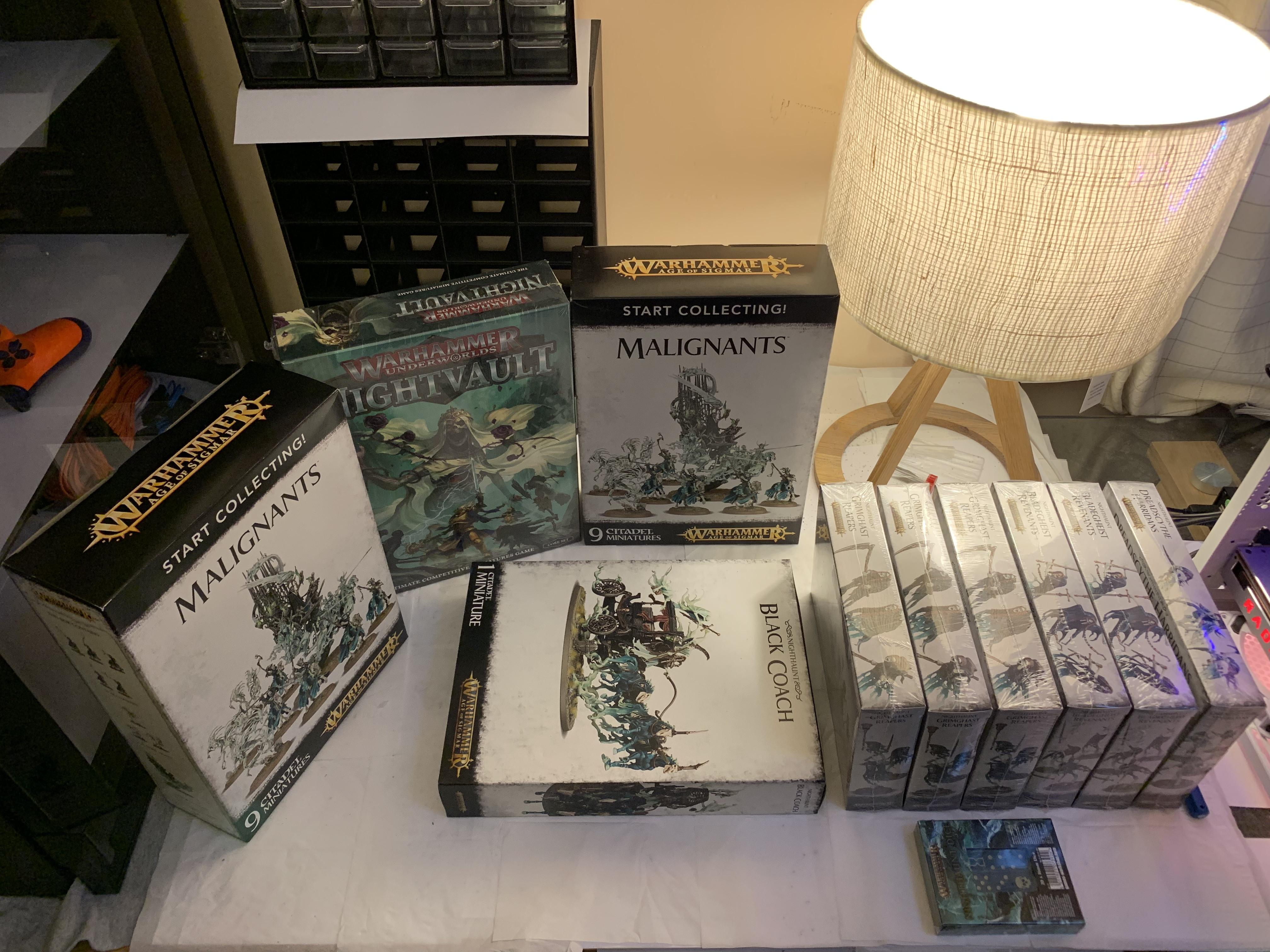 Age Of Sigmar, Backlog, Boxes, Build Log, Games Workshop, Nighthaunt, Nighthaunt Build Log, Nighthaunt Build Log 07.2, Nighthaunt Wip, Unbuilt