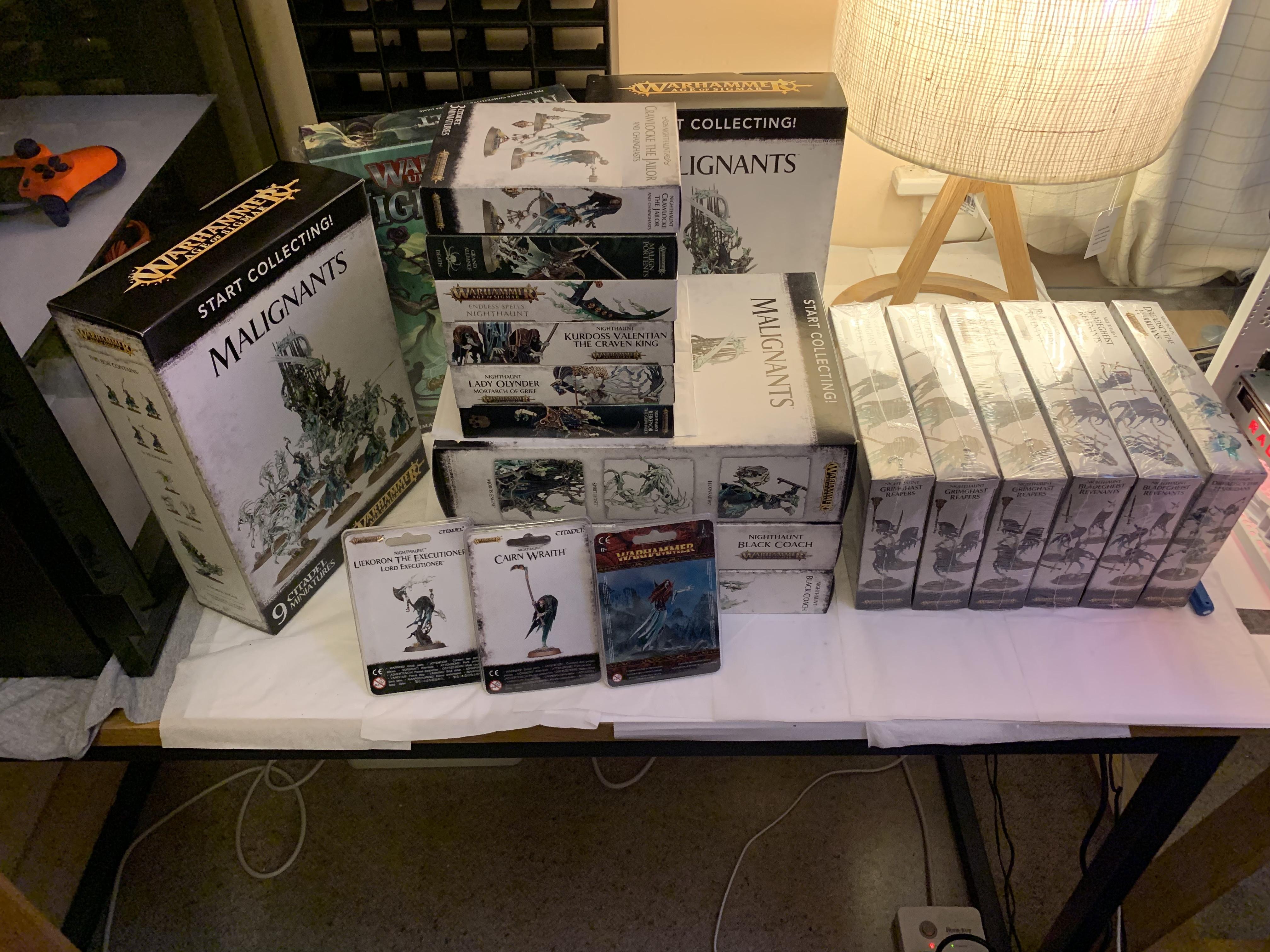 Age Of Sigmar, Backlog, Boxes, Build Log, Games Workshop, Nighthaunt, Nighthaunt Build Log, Nighthaunt Build Log 07.3, Nighthaunt Wip, Unbuilt