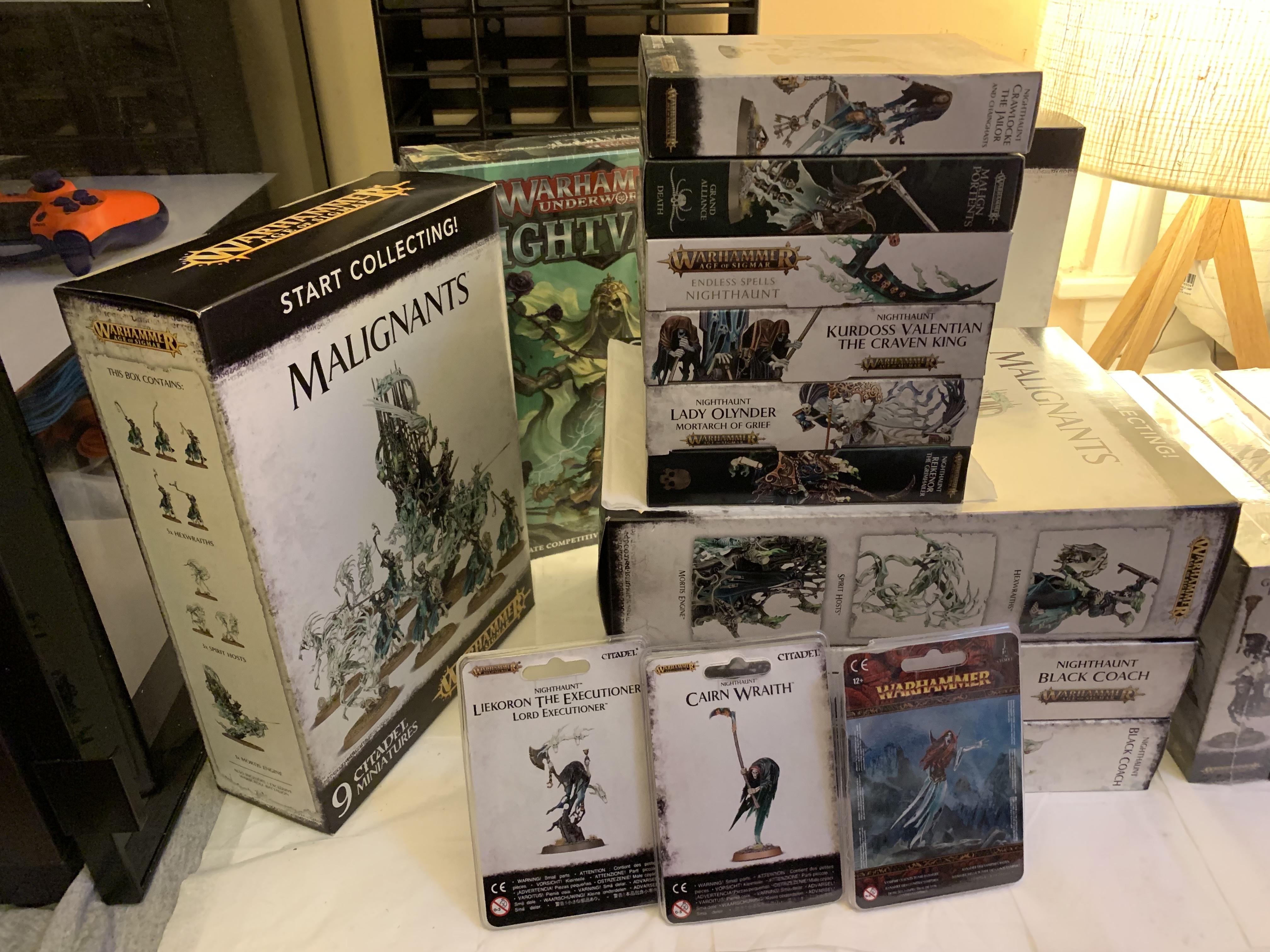 Age Of Sigmar, Backlog, Boxes, Build Log, Games Workshop, Nighthaunt, Nighthaunt Build Log, Nighthaunt Build Log 07.3, Nighthaunt Wip, Unbuilt