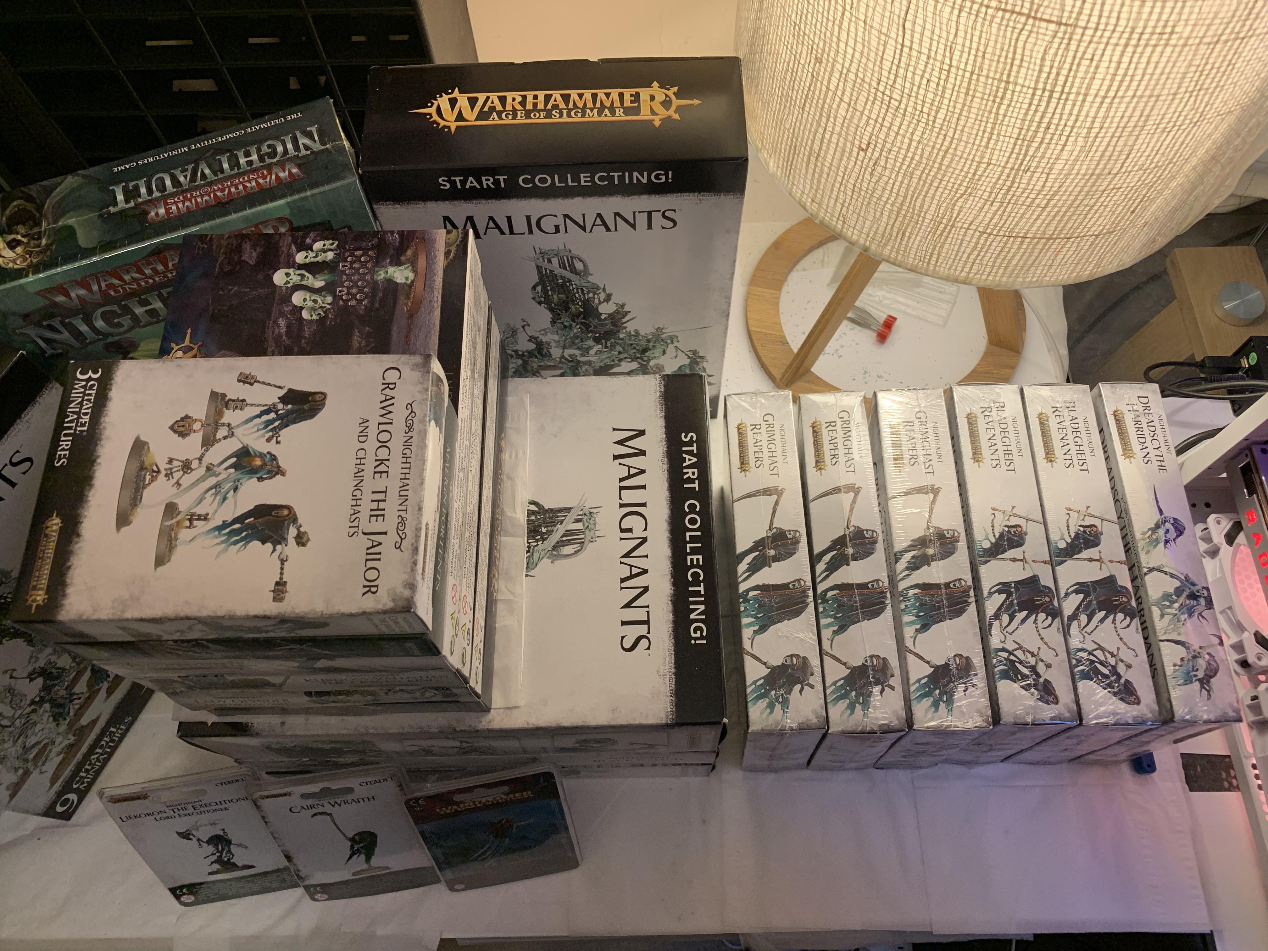 Age Of Sigmar, Backlog, Boxes, Build Log, Games Workshop, Nighthaunt, Nighthaunt Build Log, Nighthaunt Build Log 07.3, Nighthaunt Wip, Unbuilt