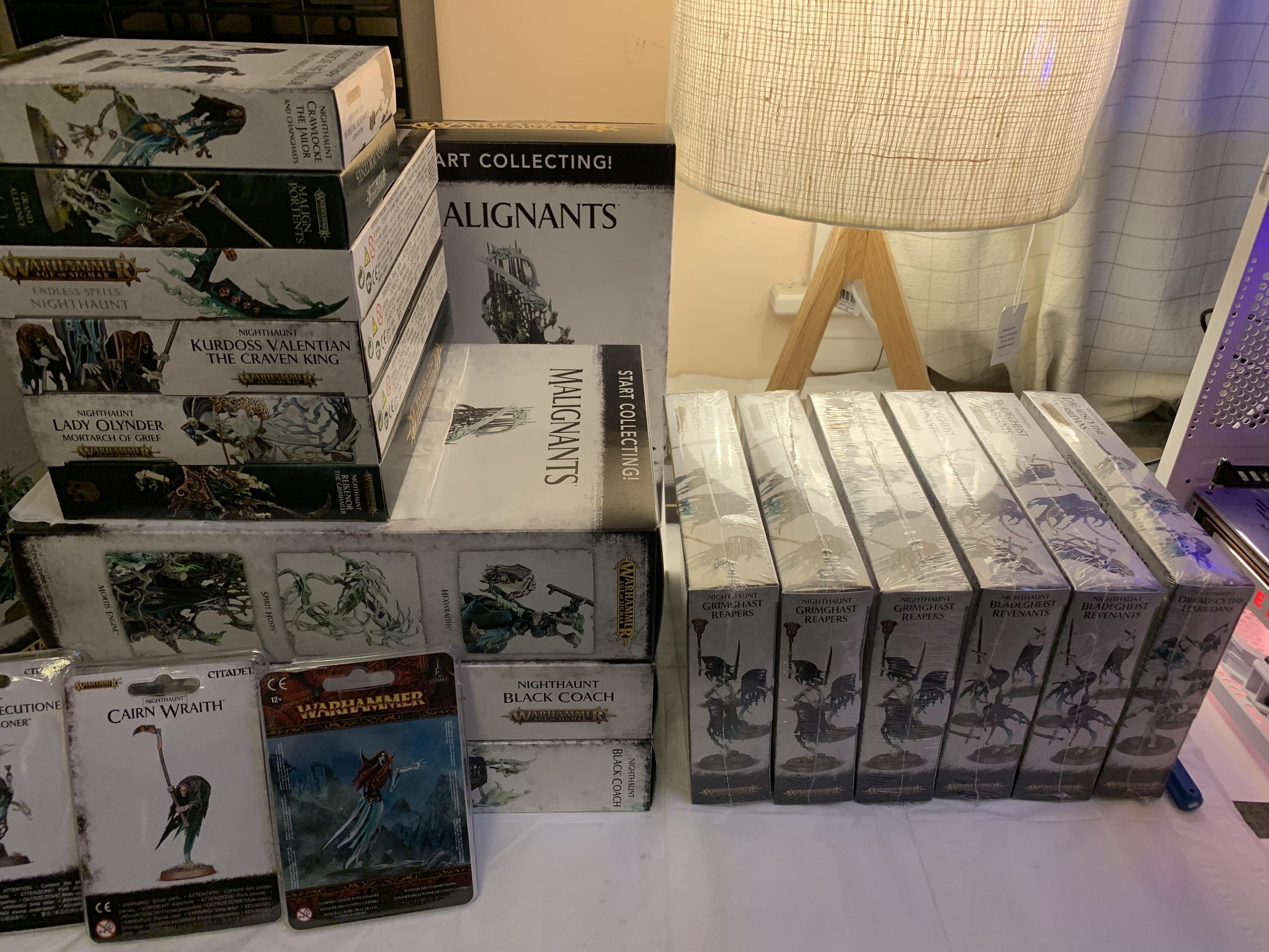 Age Of Sigmar, Backlog, Boxes, Build Log, Games Workshop, Nighthaunt, Nighthaunt Build Log, Nighthaunt Build Log 07.3, Nighthaunt Wip, Unbuilt