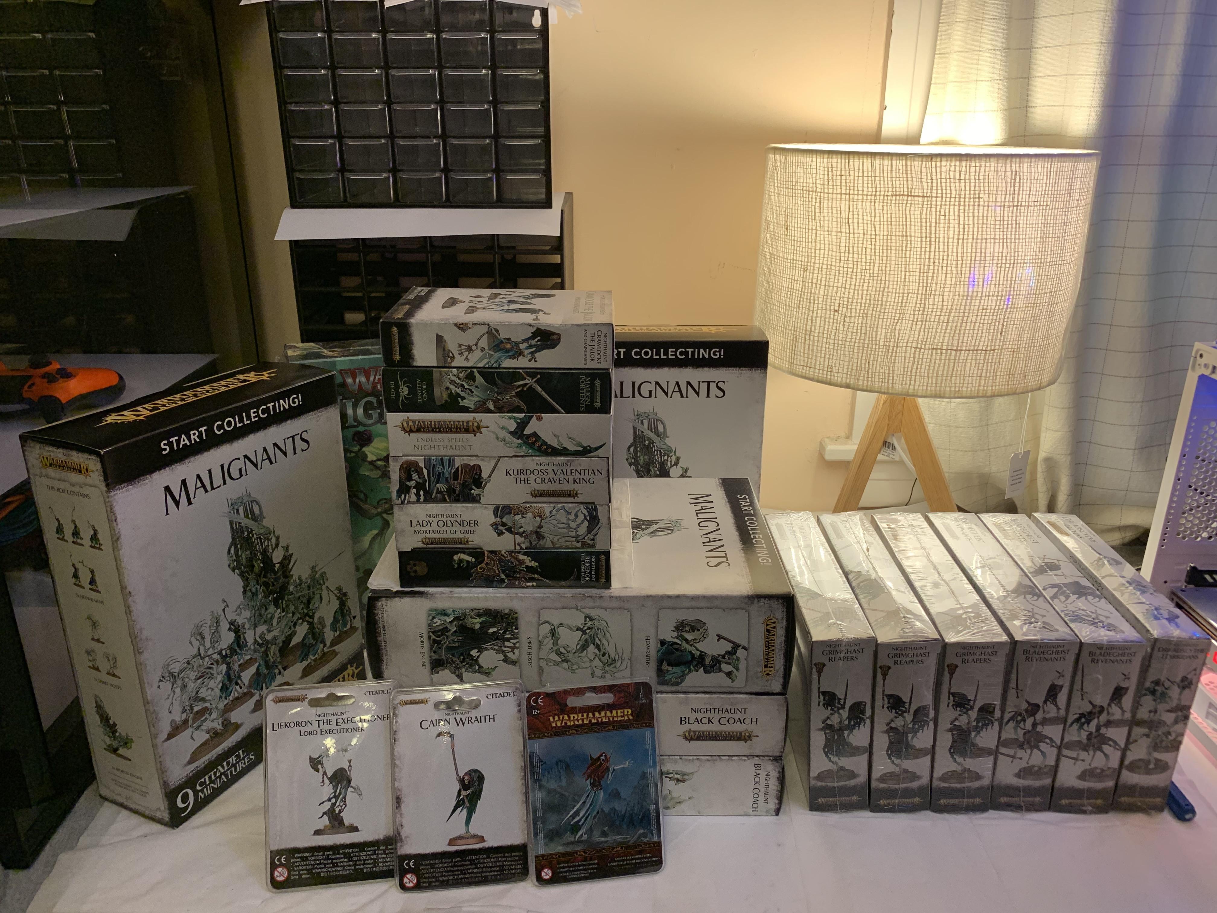 Age Of Sigmar, Backlog, Boxes, Build Log, Games Workshop, Nighthaunt, Nighthaunt Build Log, Nighthaunt Build Log 07.3, Nighthaunt Wip, Unbuilt