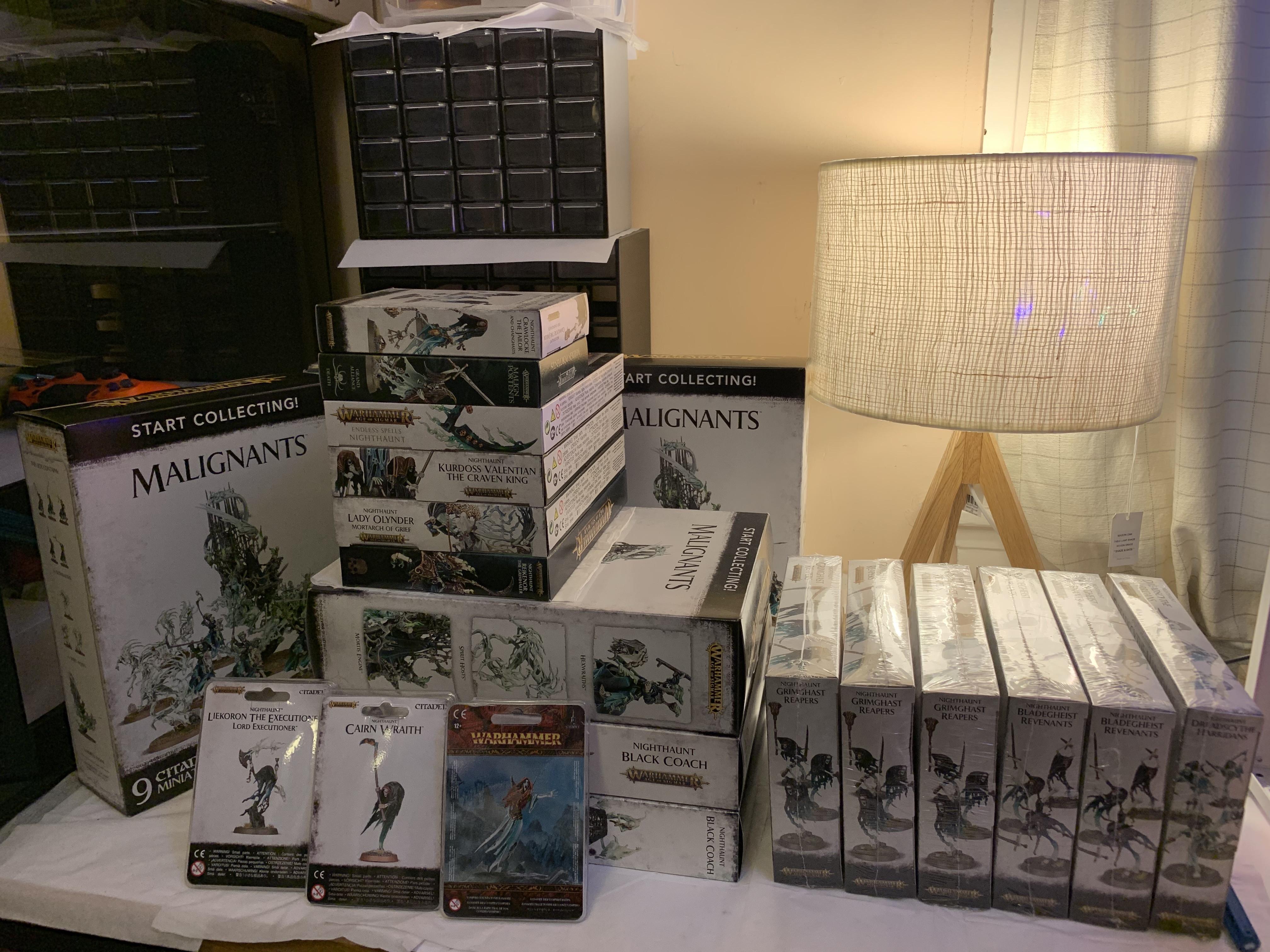 Age Of Sigmar, Backlog, Boxes, Build Log, Games Workshop, Nighthaunt, Nighthaunt Build Log, Nighthaunt Build Log 07.3, Nighthaunt Wip, Unbuilt