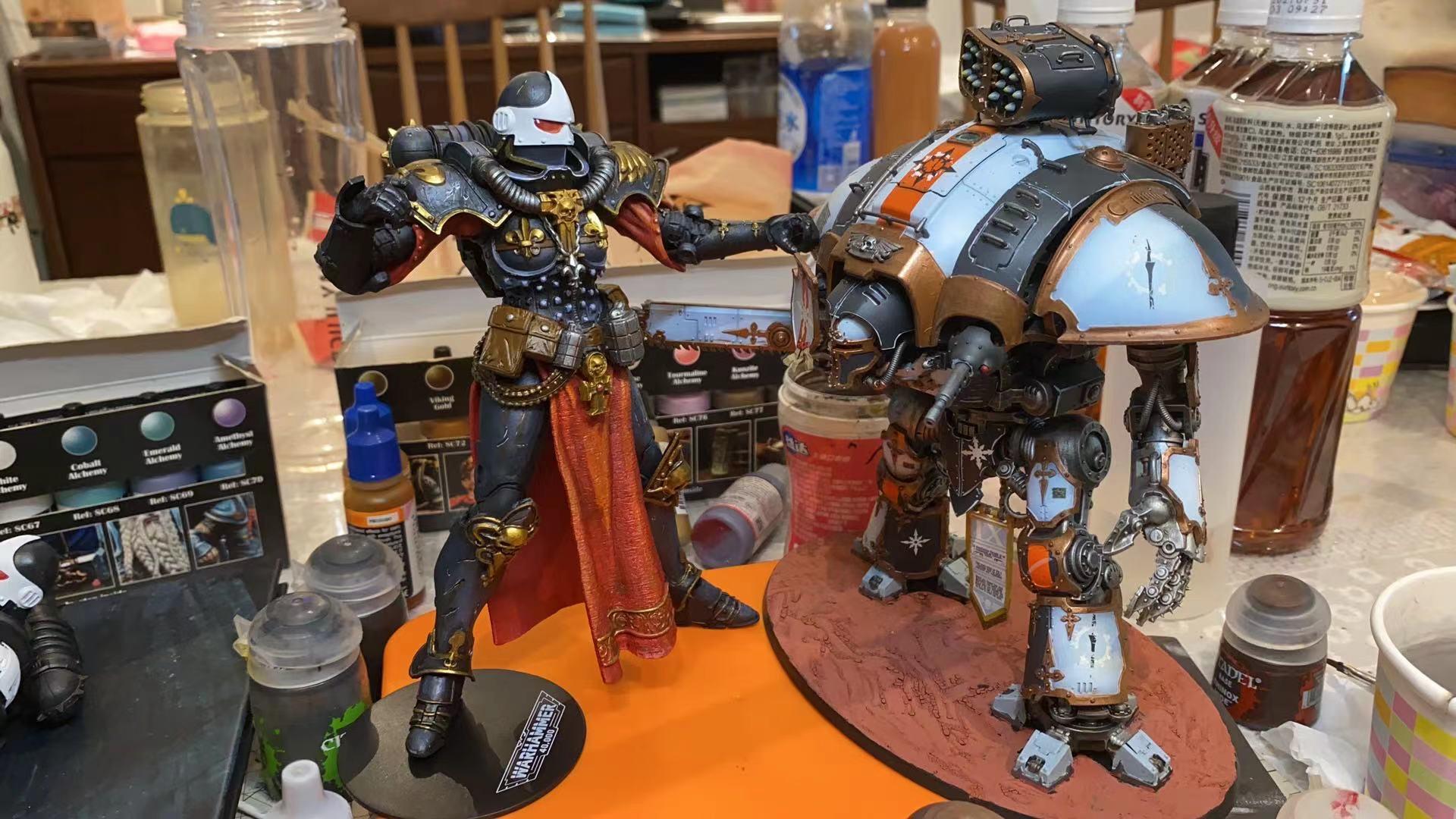 Action Figure, Imperial Knight, Scale Creep, Sisters Of Battle