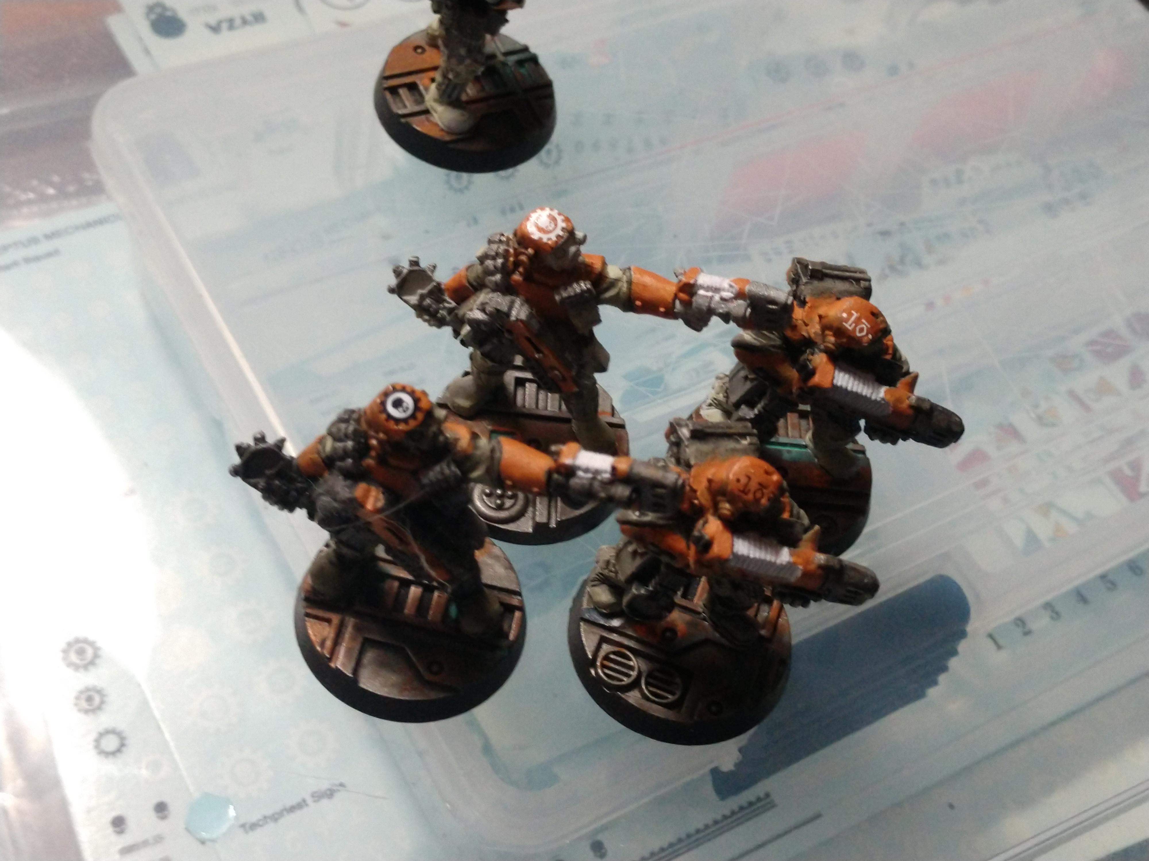 Astra Militarum, Classic, Imperial Guard, Militarum Tempestus, Orange, Out Of Production, Plasma, Ryza, Storm Troopers, Transfers, Work In Progress