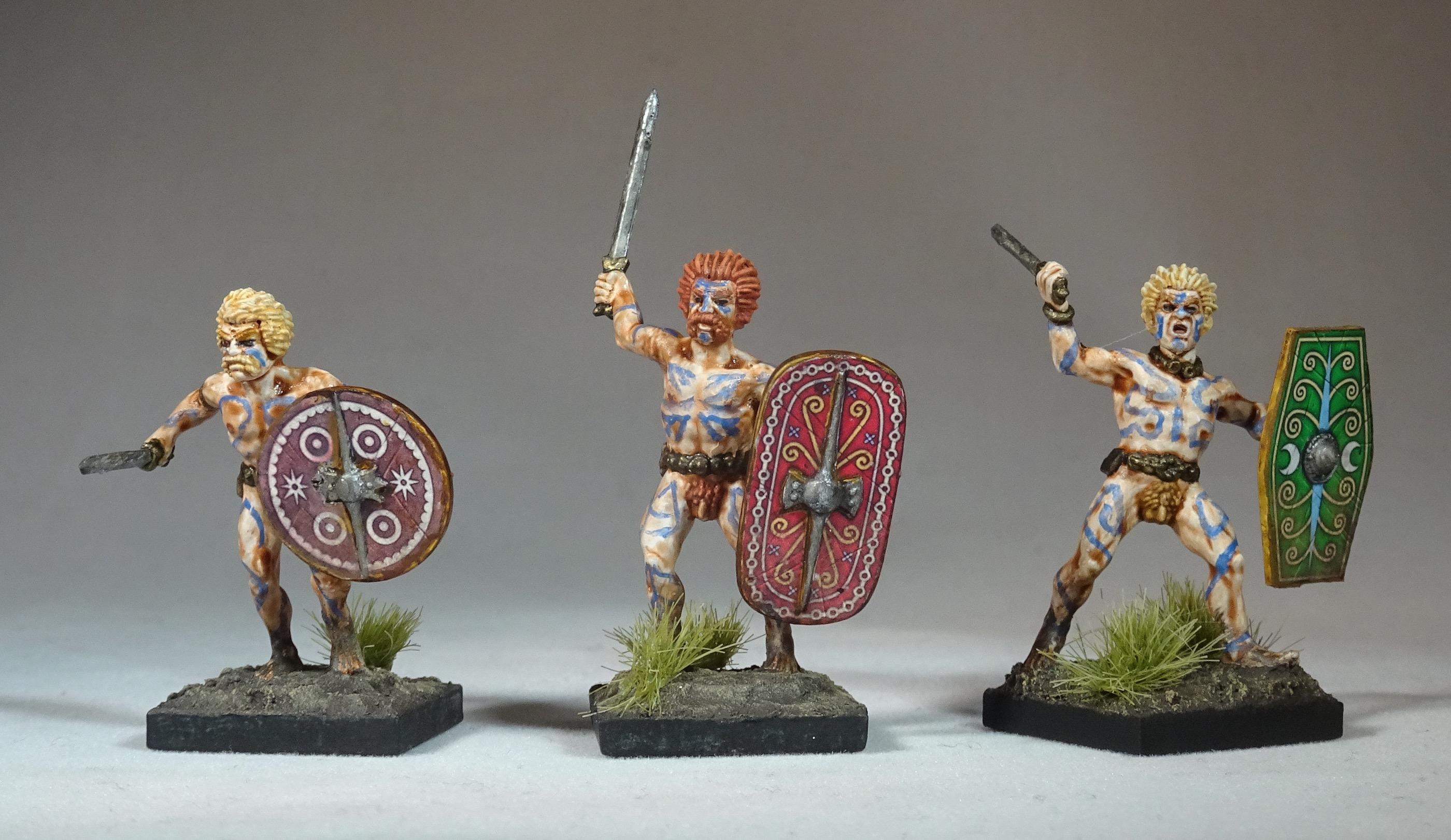 Celts, Gauls, Victrix Gallic Naked Fanatics, Victrix Gallic Shield Transfers 2, Woad Warriors