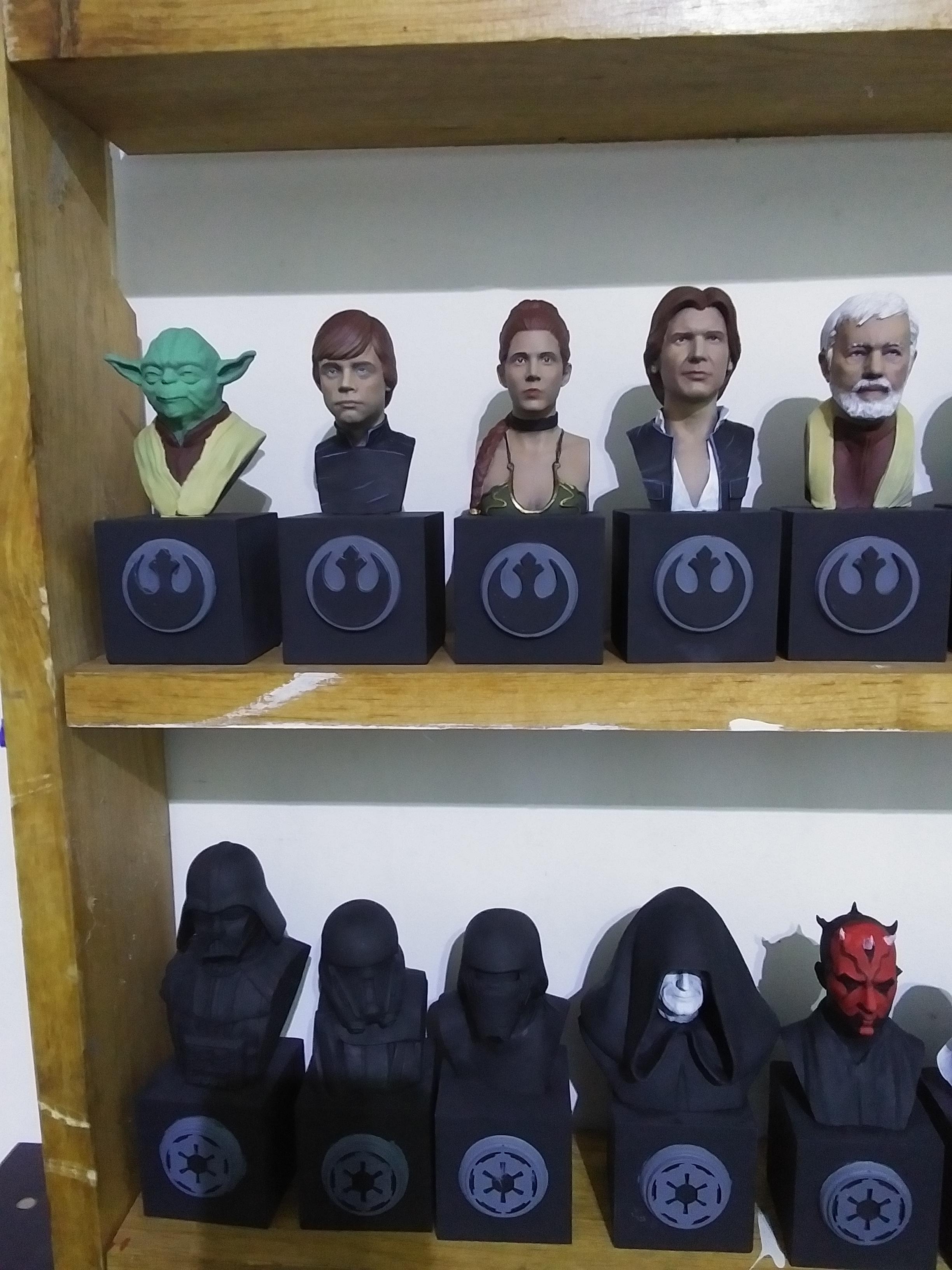 star wars mini bust project w.i.p