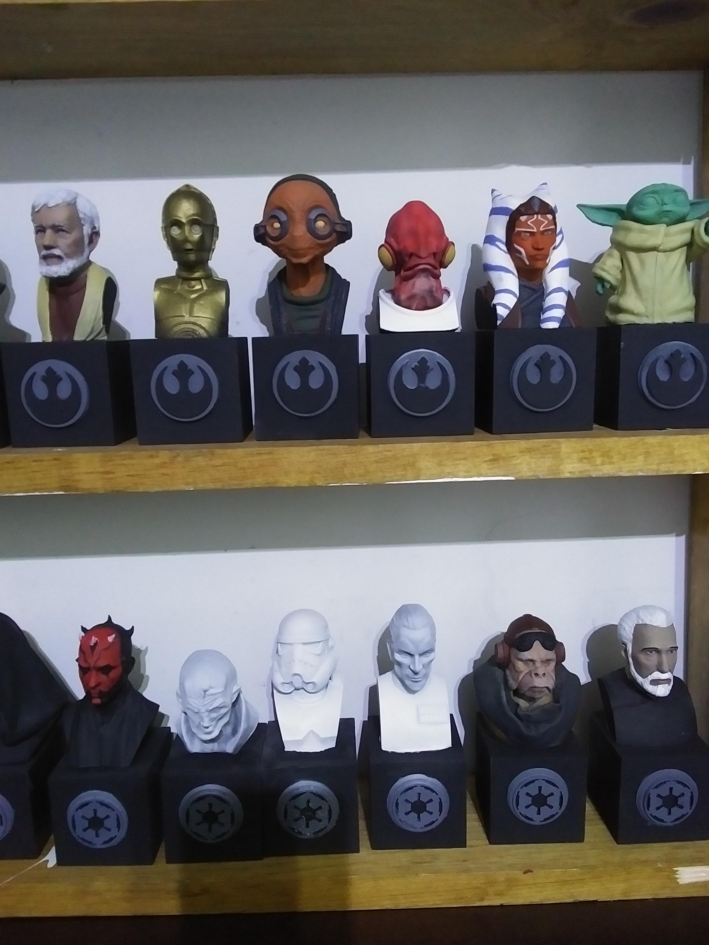 star wars mini bust project w.i.p
