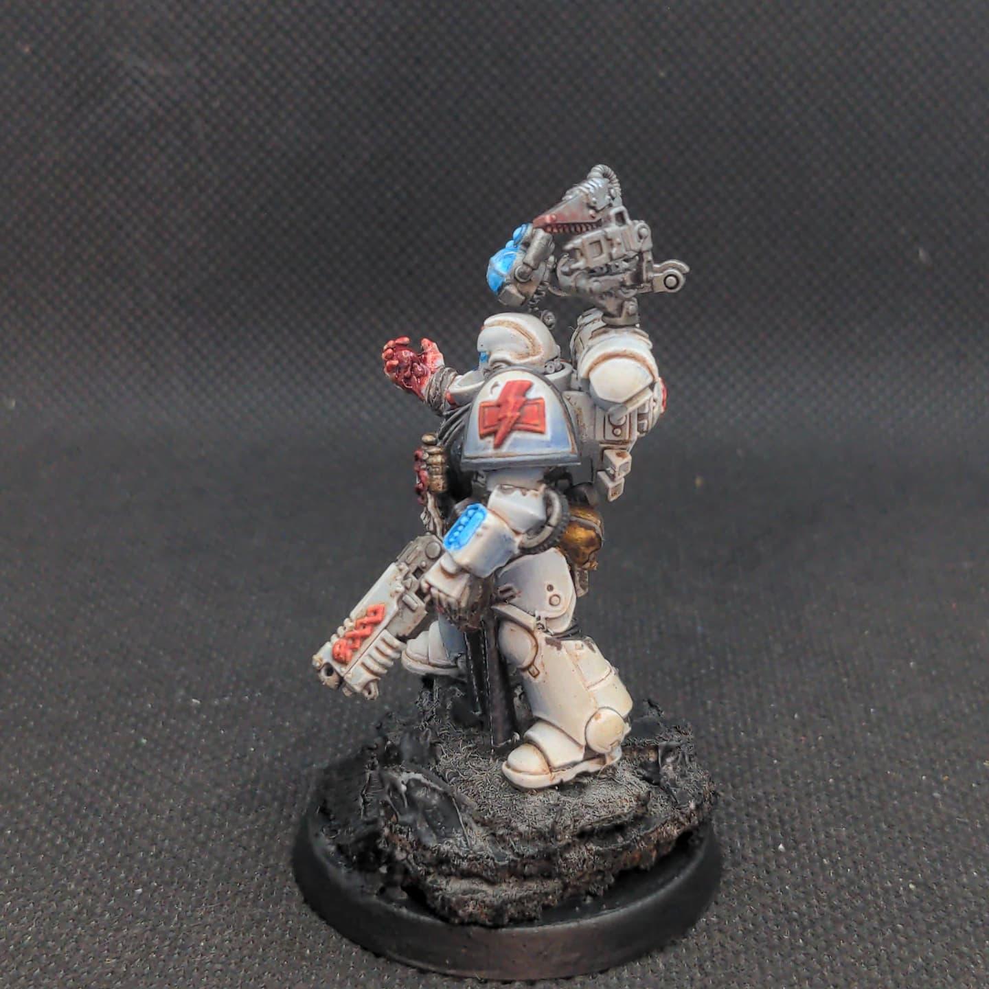 Adeptus Astartes, Kor'sarro Khan, Primaris, Space Marines, White, White Scars