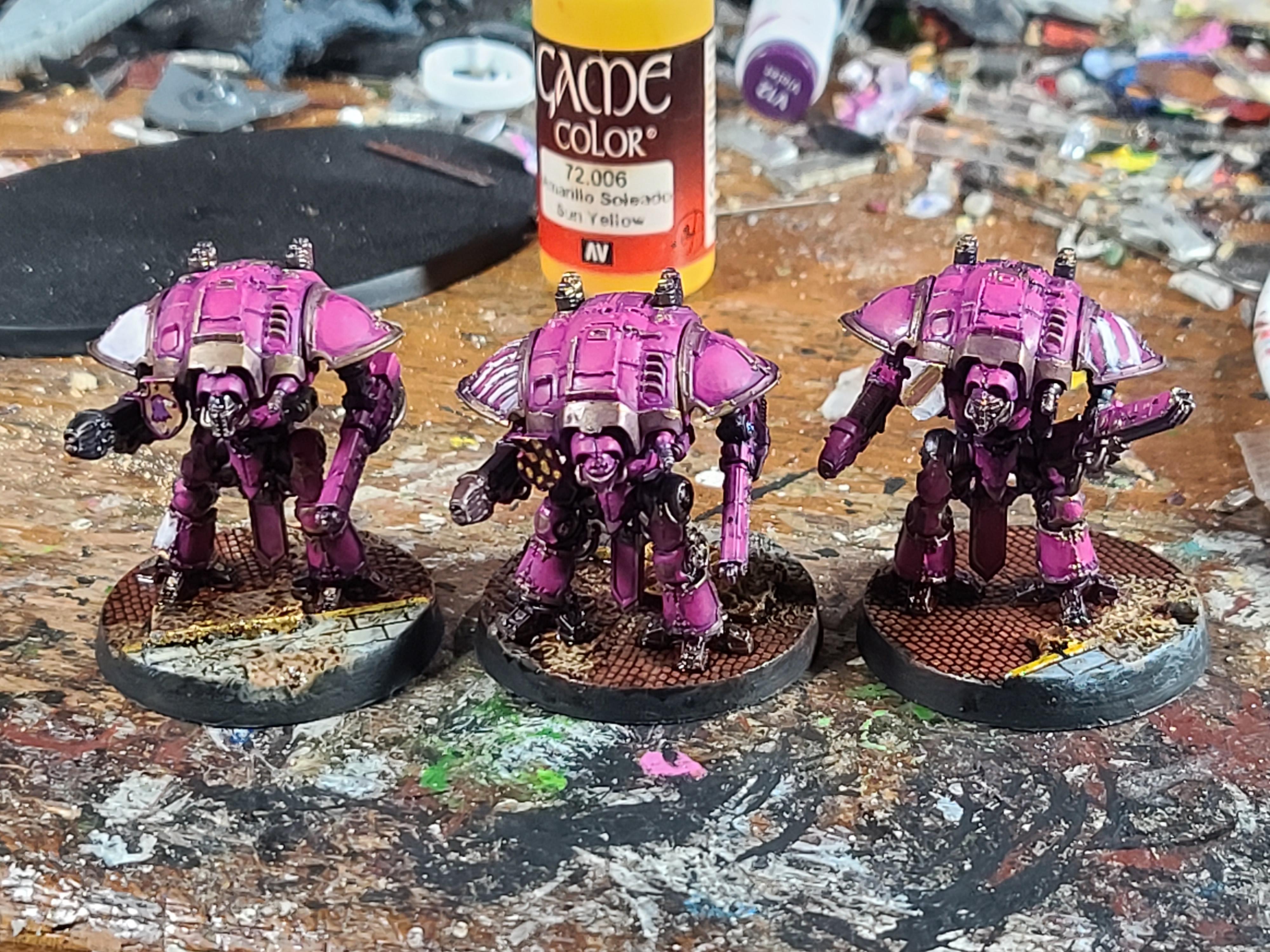 6mm, Adeptus Titanicus, Games Workshop, Knights, Questoris