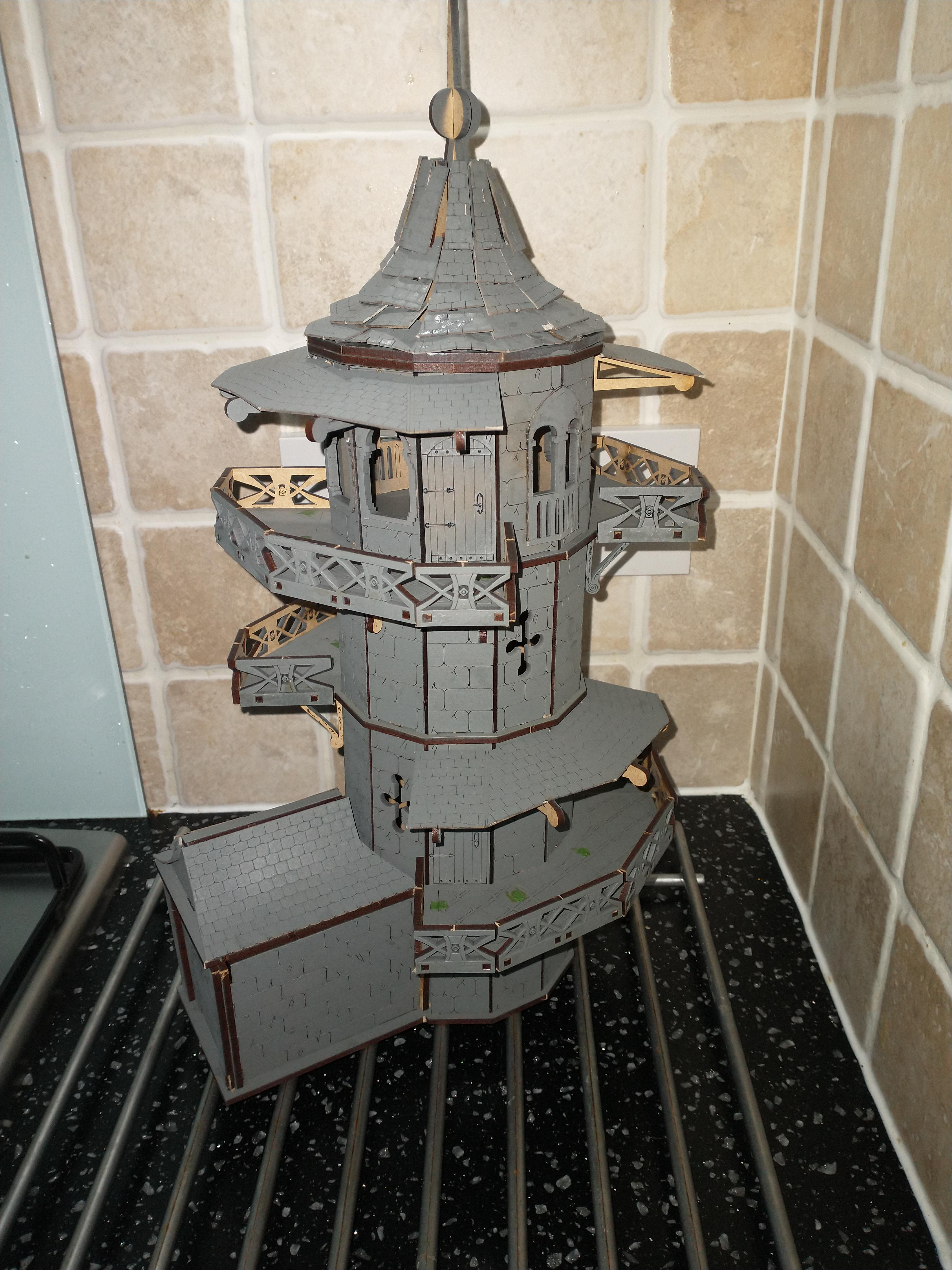 Mdf, Tower, Wizard, Wizard's Tower WIP b