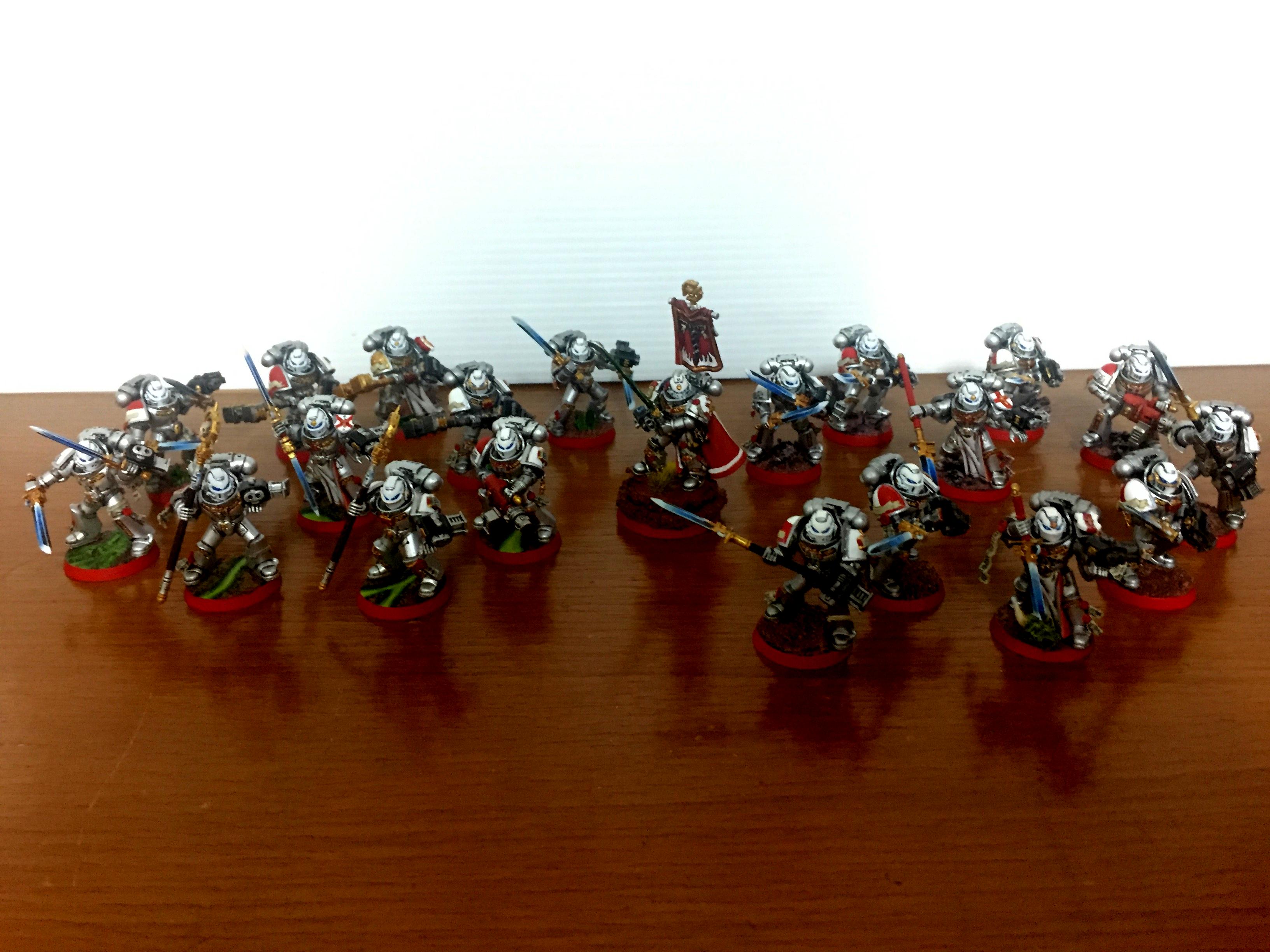 Castellan, Crowe, Falchions, Grey Knights, Halberd, Psycannon, Purifiers