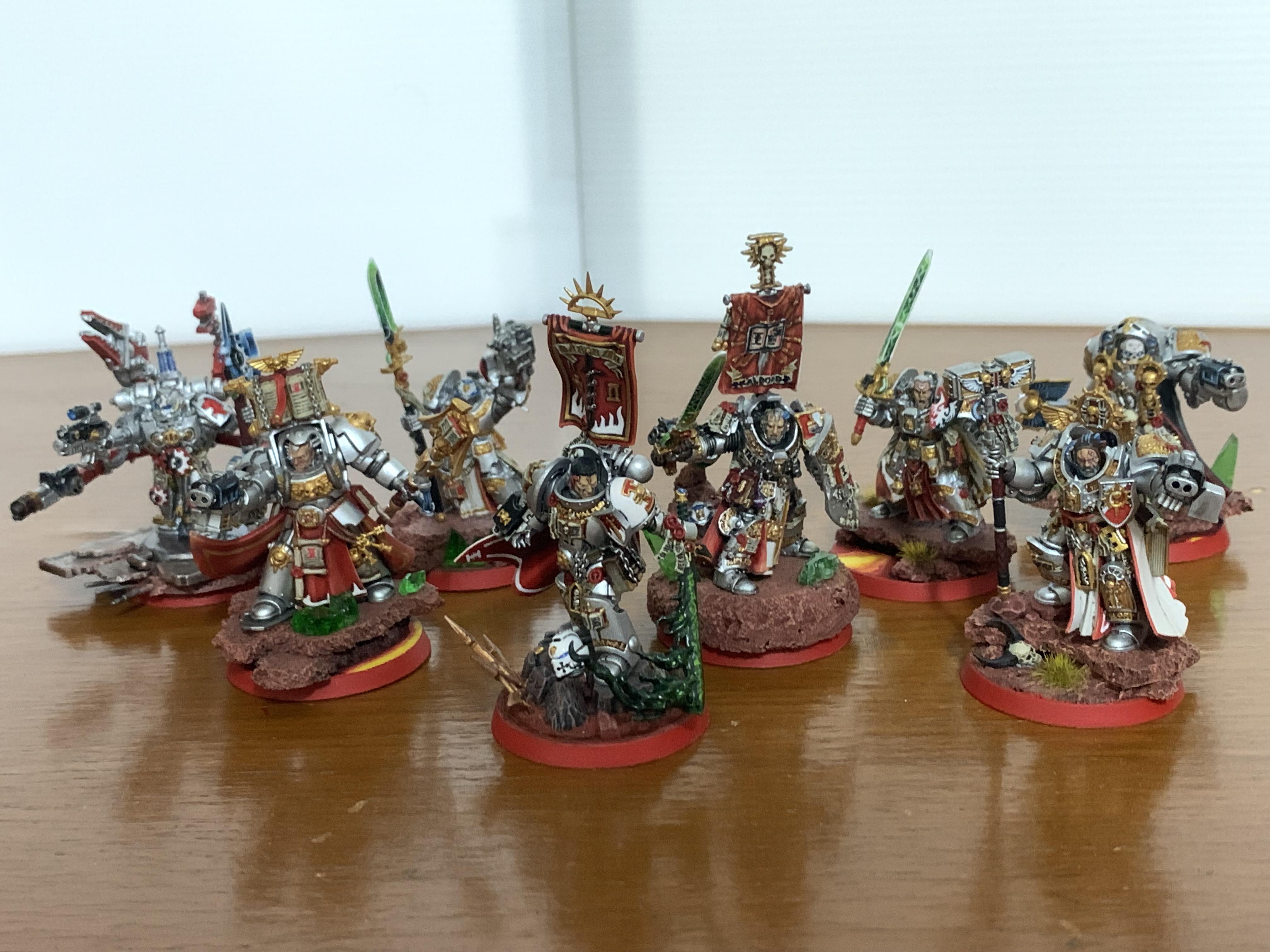 Brother Captain, Castellan, Chaplain, Crowe, Draigo, Grey Knights, Headquarter, Hexfire, Librarian, Stern, Techmarine, Voldus