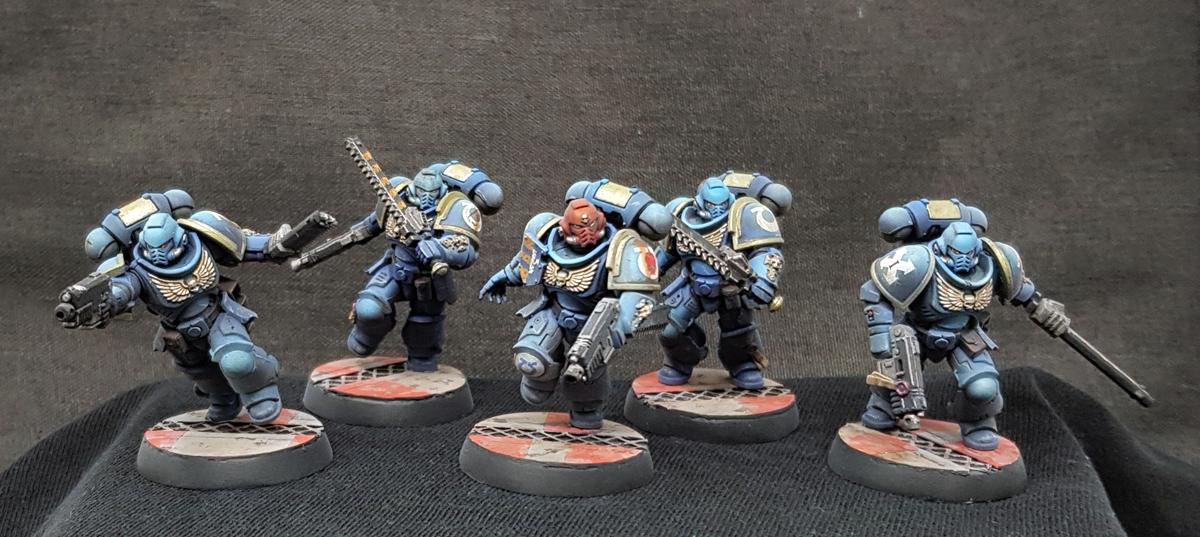 Adeptus Astartes, Primaris Assault Intercessors, Space Marines, Ultramarines, Warhammer 40,000