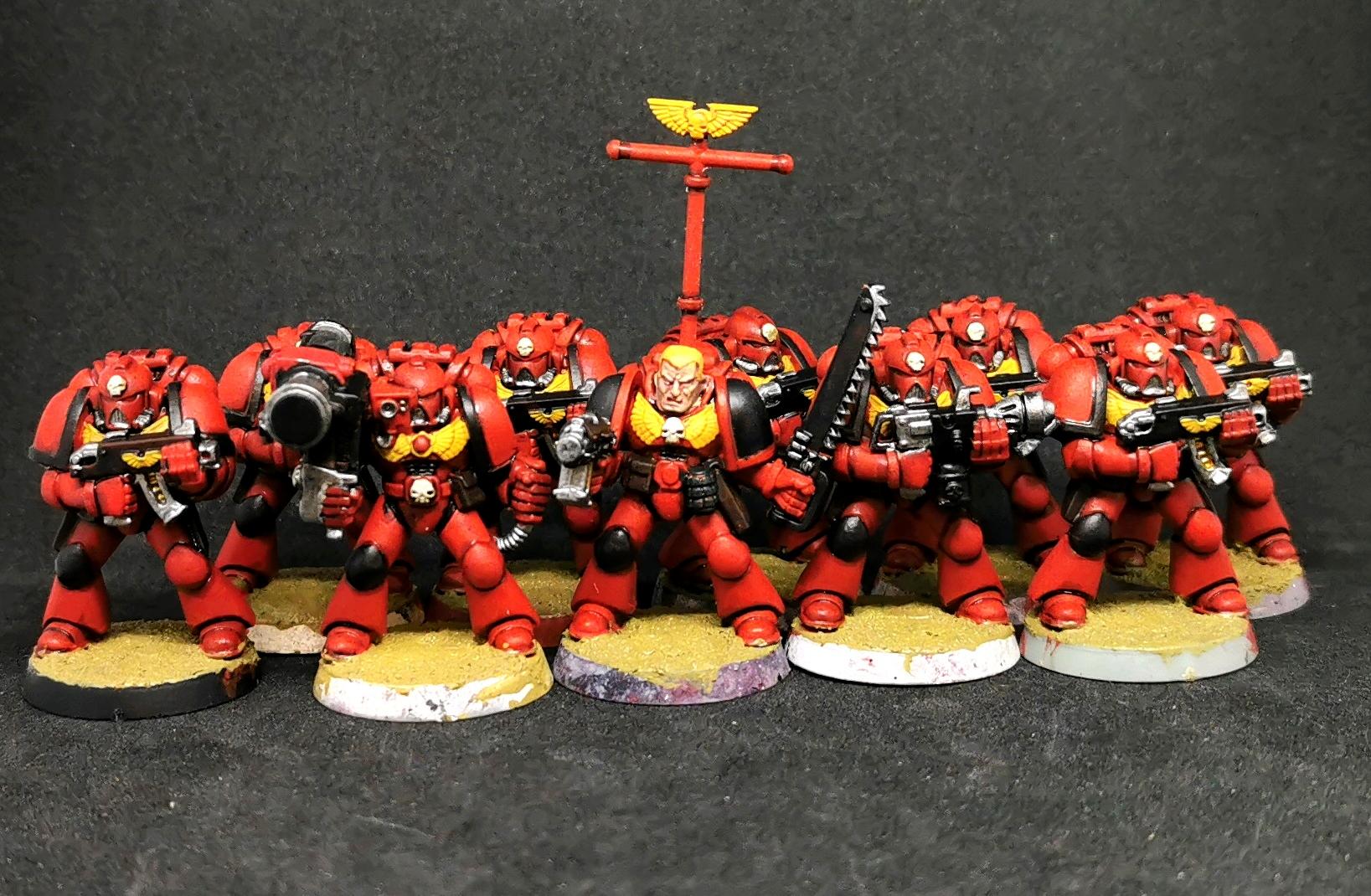 Blood Angels Tactical Squad WIP 2