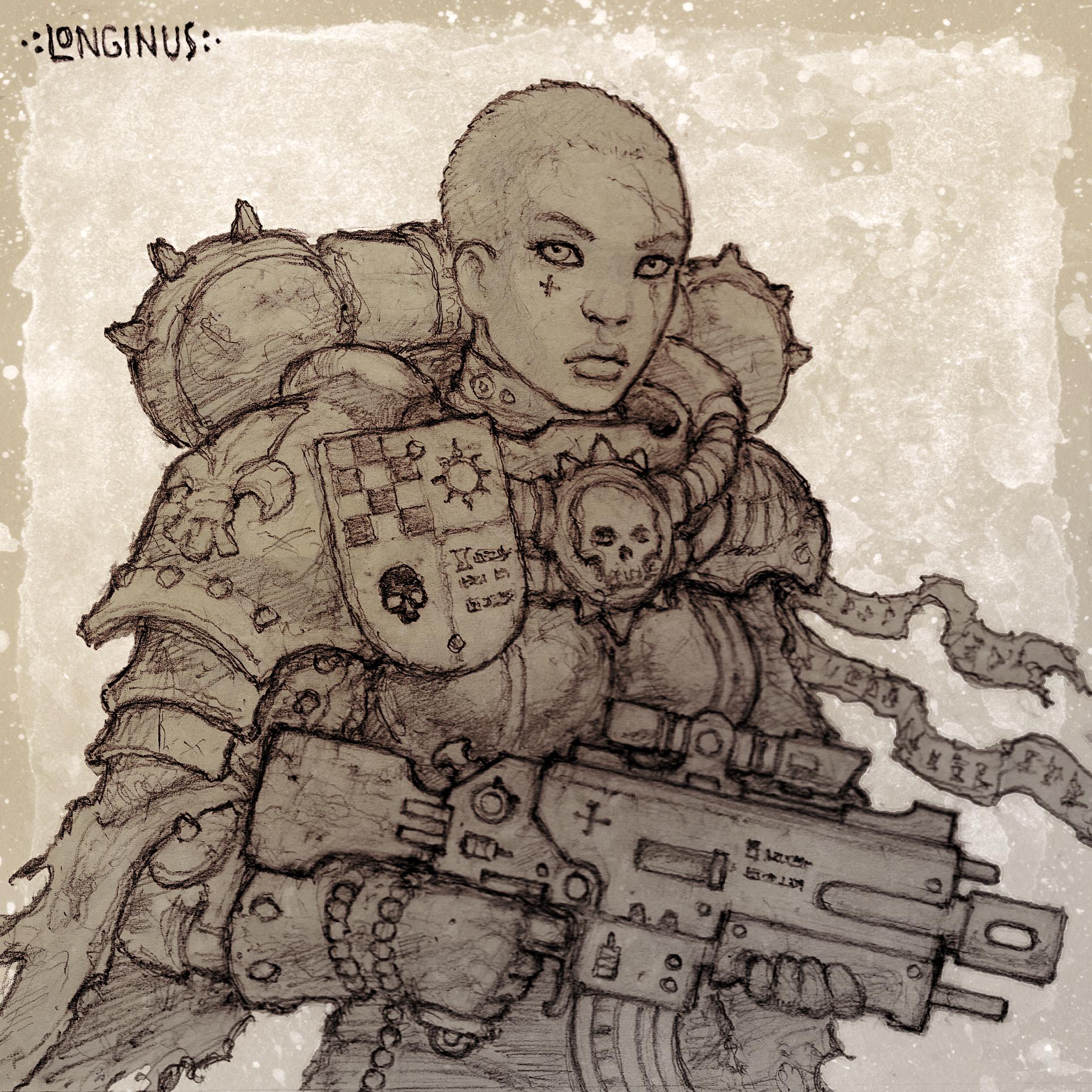 Adepta Sororitas, Artwork, Battlesister, Drawing, Illustration, Sisters Of Battle