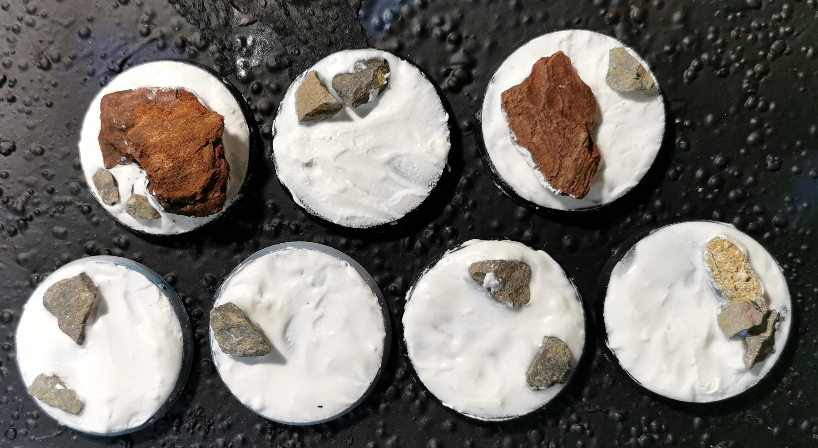 Grey Knights Combat patrol bases WIP