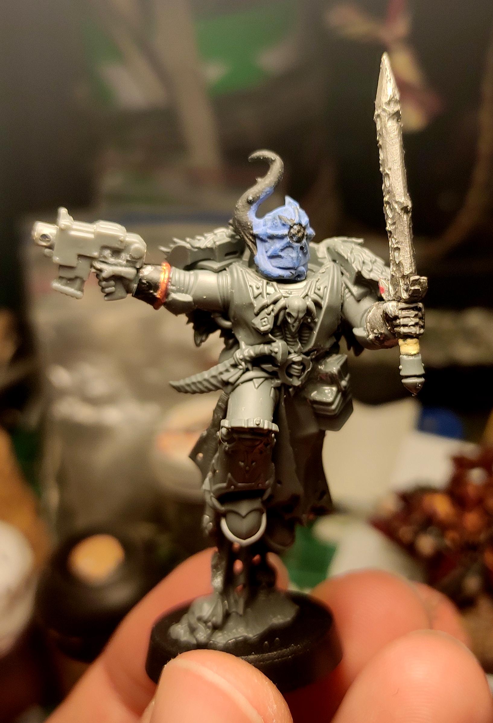 All Is Dust, Chaos, Chaos Space Marines, Conversion, Heresy, Heretic Astartes, Infantry, Kitbash, Master Of Possesion, Shadowspear, Sword, Traitor Legions, Tzeentch, Warhammer 40,000, Work In Progress
