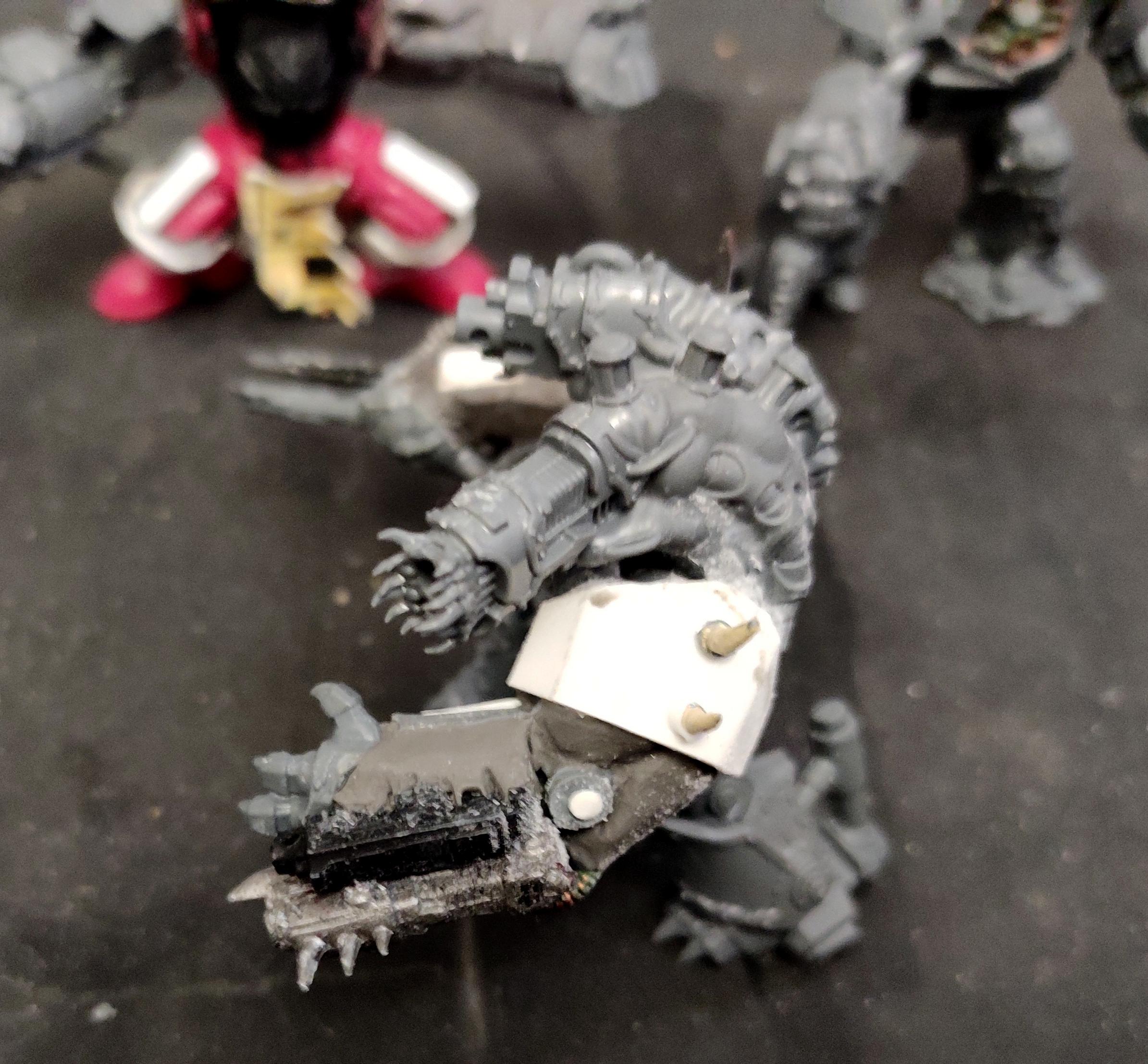 Bolter, Chaos, Chaos Space Marines, Conversion, Heresy, Heretic Astartes, Infantry, Kitbash, Obliterators, Plasma, Putty, Scratch Build, Sculpting, Shadowspear, Traitor Legions, Warhammer 40,000, Work In Progress