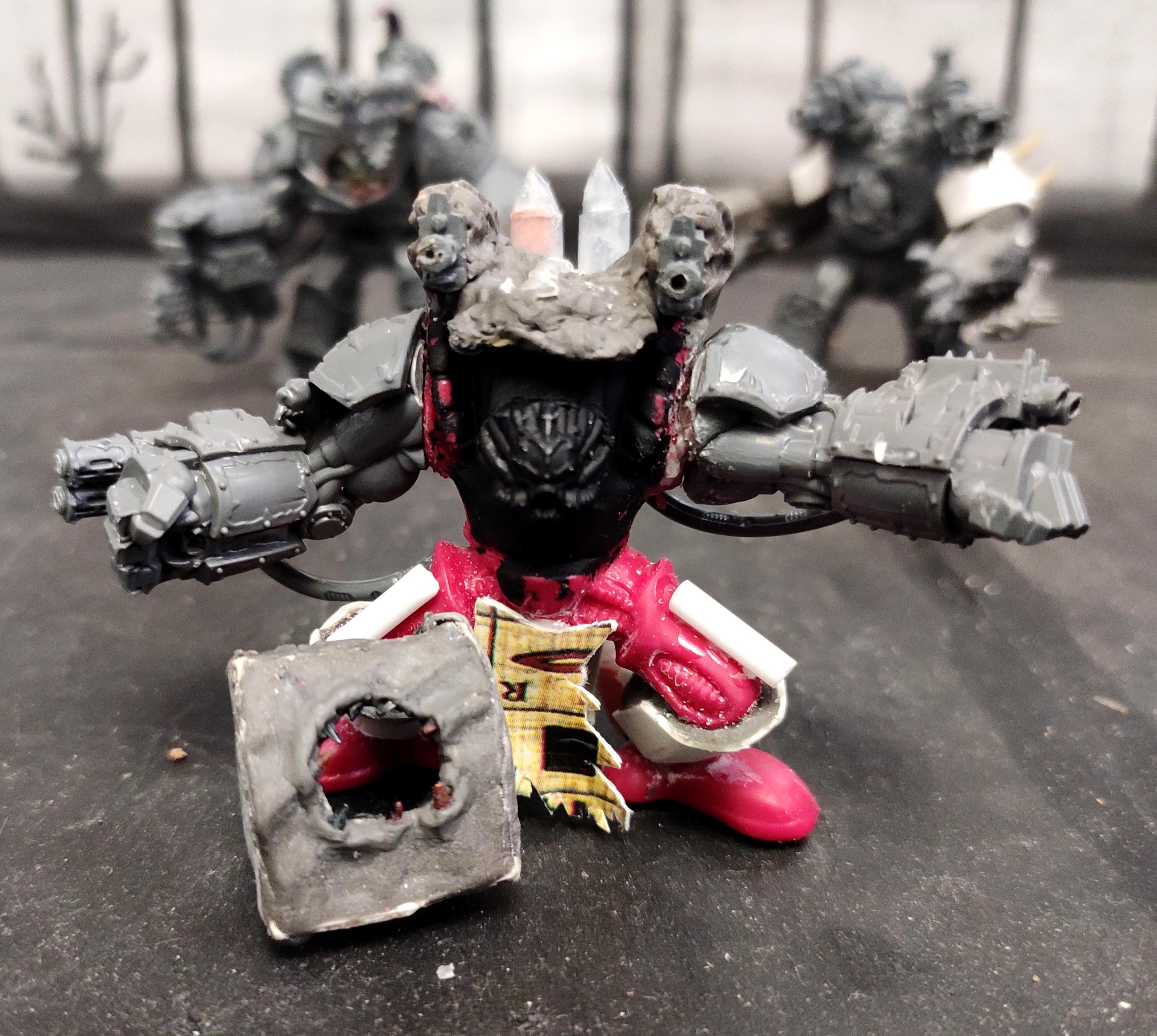 Ave Dominus Nox, Bolter, Chaos, Chaos Space Marines, Conversion, Heresy, Heretic Astartes, Infantry, Kitbash, Night Lords, Obliterators, Putty, Scratch Build, Sculpting, Shadowspear, Tehnolog, Traitor Legions, Warhammer 40,000, Work In Progress