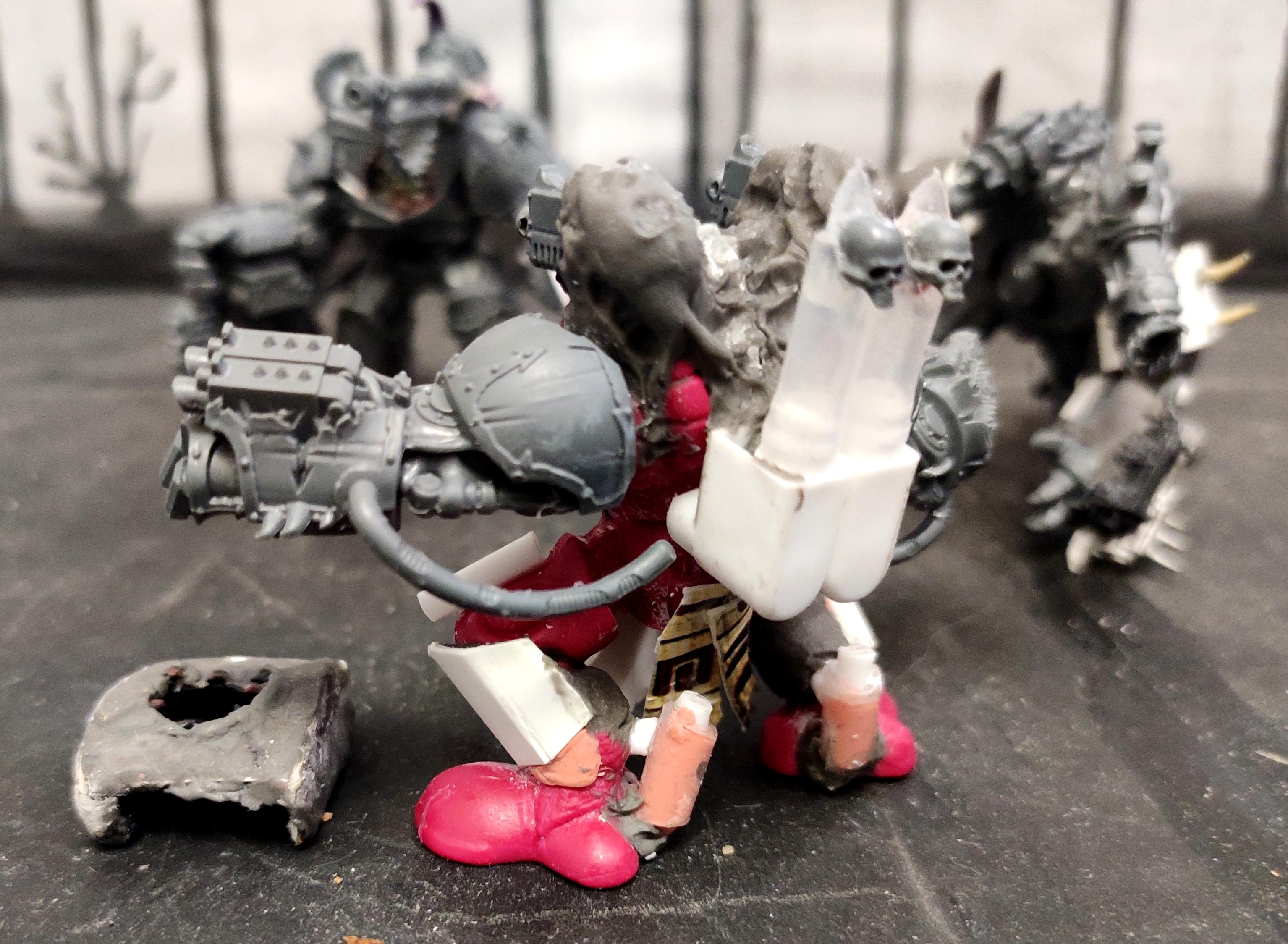 Ave Dominus Nox, Bolter, Chaos, Chaos Space Marines, Conversion, Heresy, Heretic Astartes, Infantry, Kitbash, Night Lords, Obliterators, Putty, Scratch Build, Sculpting, Shadowspear, Tehnolog, Traitor Legions, Warhammer 40,000, Work In Progress