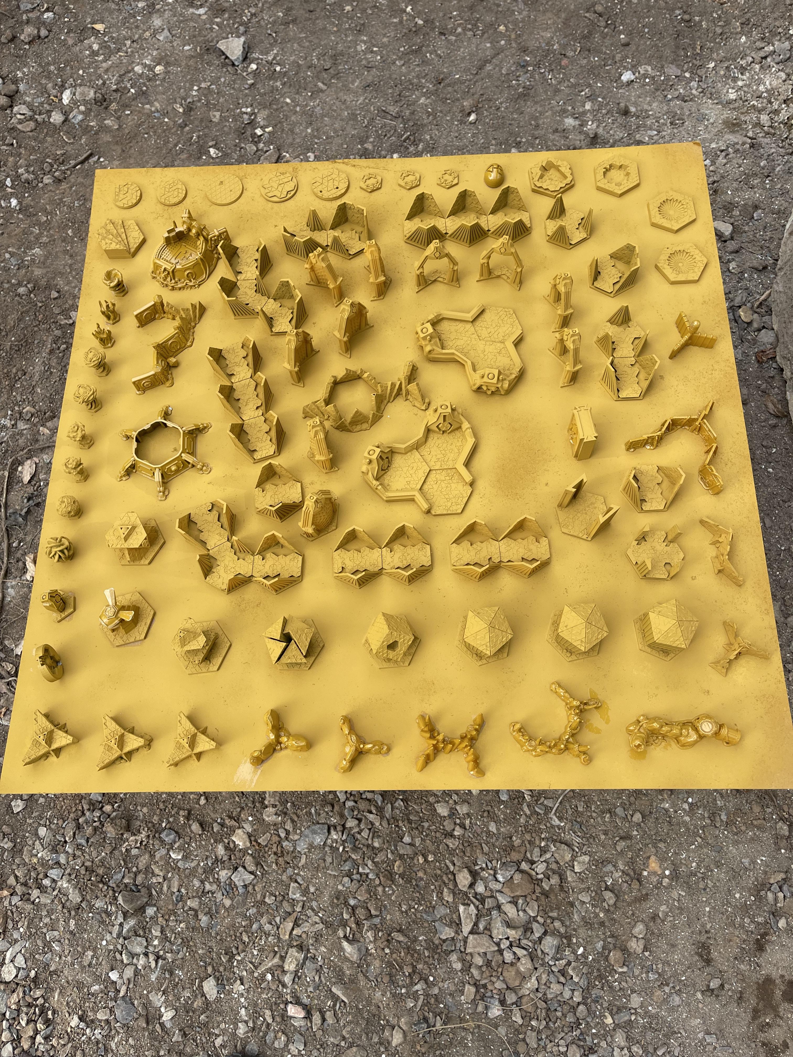 3d Printed, Blackstone Fortress, Terrain, Trihex Citadel, Warhammer 40,000, Warhammer Quest