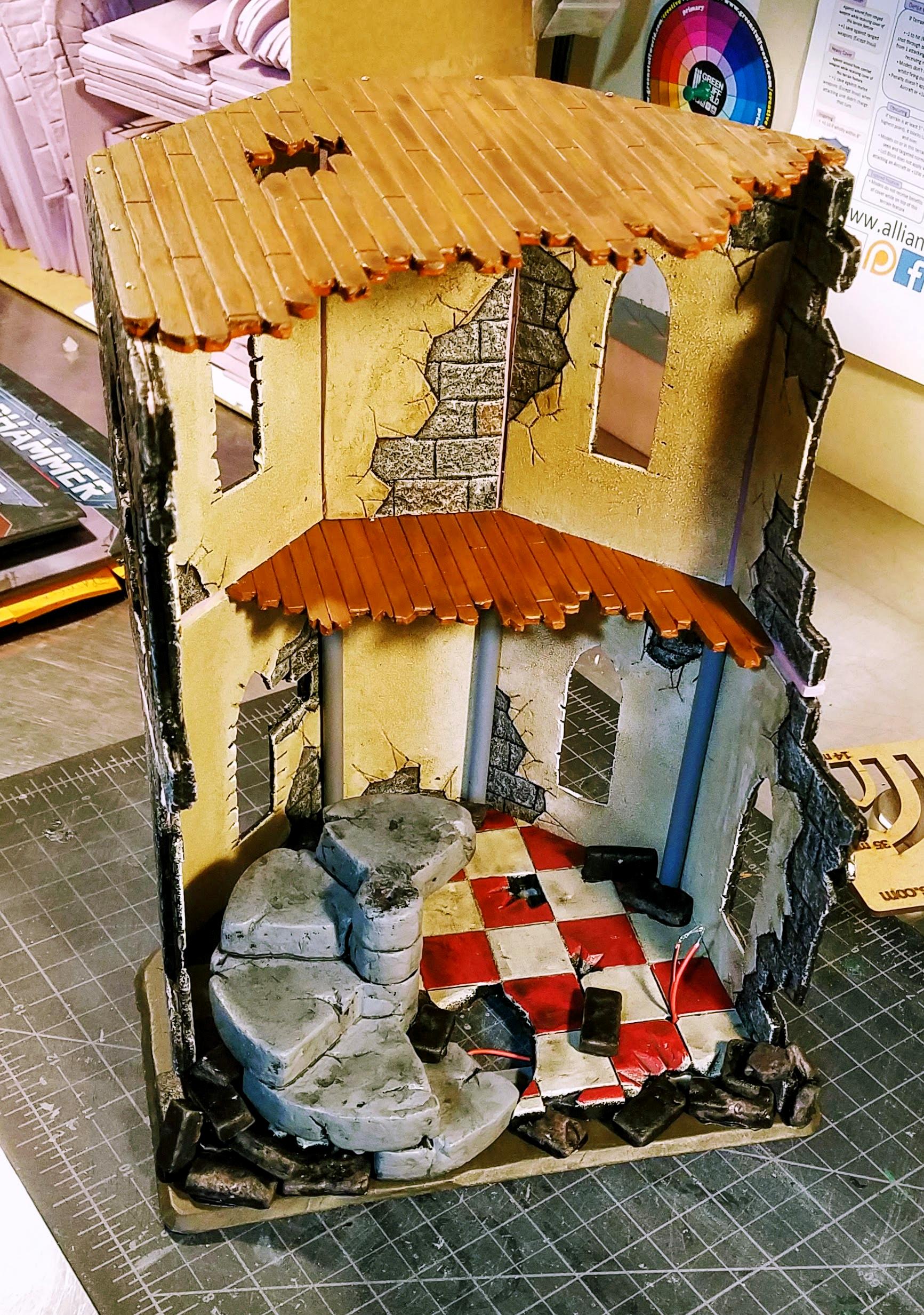Assembled, interior