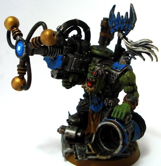 Big Mek, Custom Built, Orcs, Orks, Scratch Build, Shokk Attack Gun