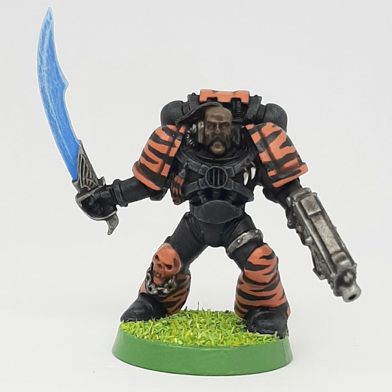 Adeptus, Astartes, Camouflage, Conversion, Custom, Fighting, Forest, Jungle, Kitbash, Space, Space Marines, Tigers, Veda