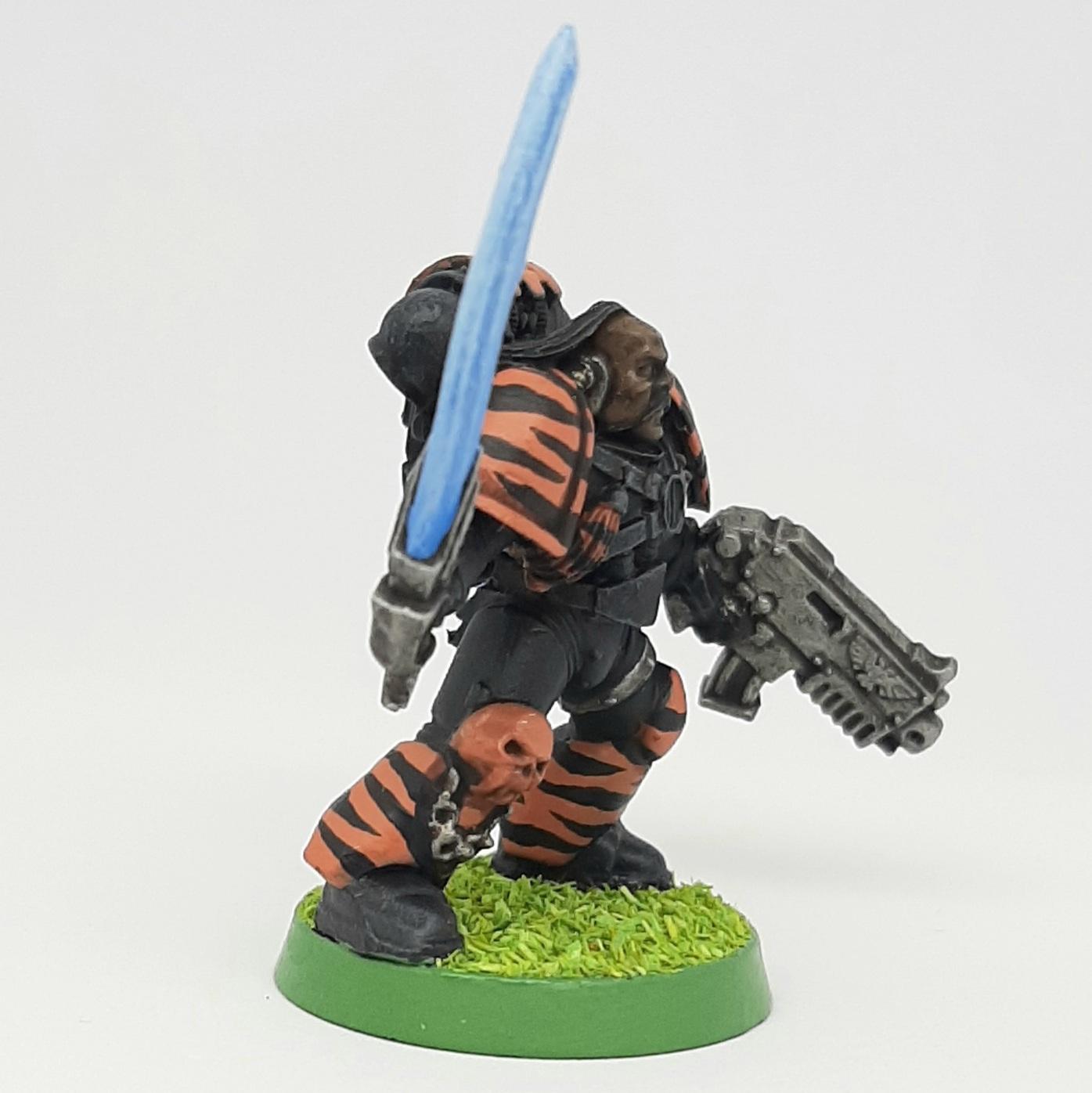 Adeptus, Astartes, Camouflage, Conversion, Custom, Fighting, Forest, Jungle, Kitbash, Space, Space Marines, Tigers, Veda
