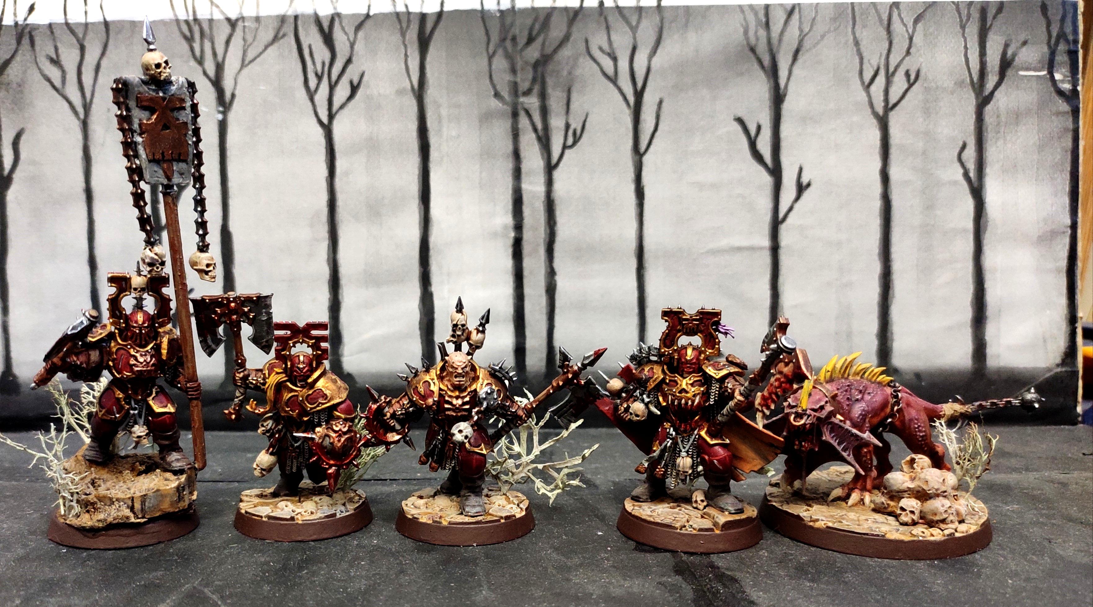 Age Of Sigmar, Banner, Berserk, Berserkers, Berzerk, Berzerker, Blades Of Khorne, Blood For The Blood God, Blood Warrior, Chaos, Conversion, Goreaxe, Gorefist, Infantry, Khorne, Khorne Bloodbound, Magore's Fiends, Regiment, Skulls For Skull Throne, Trophy, Warhammer Fantasy