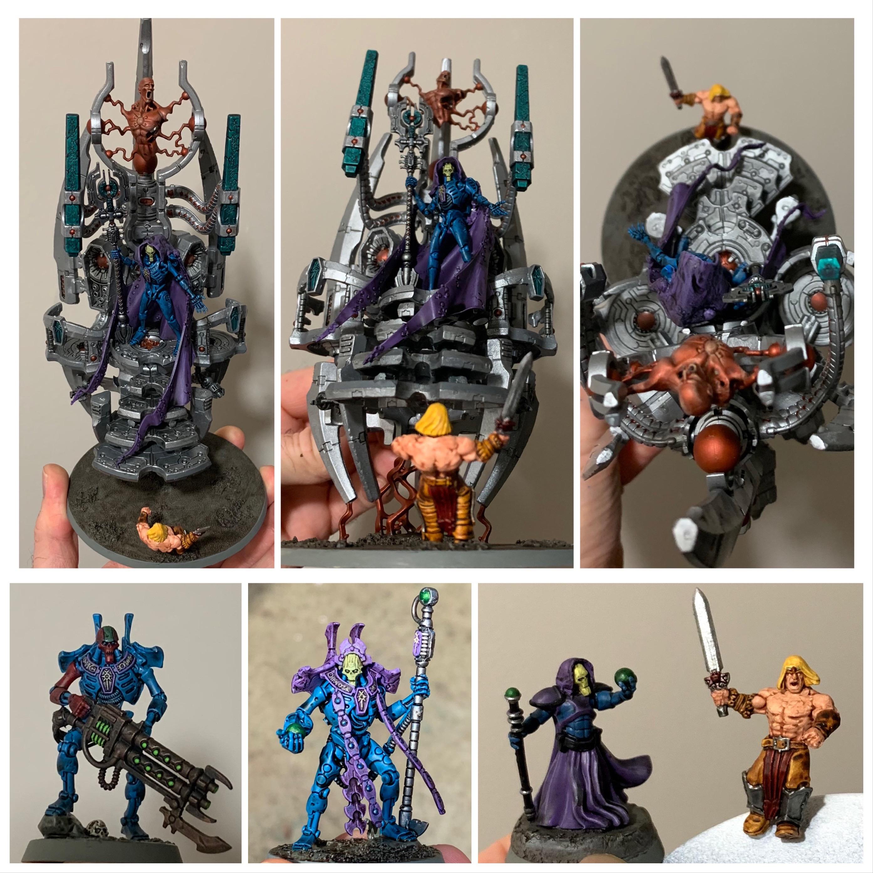 He-man, Necrons, Skeletor