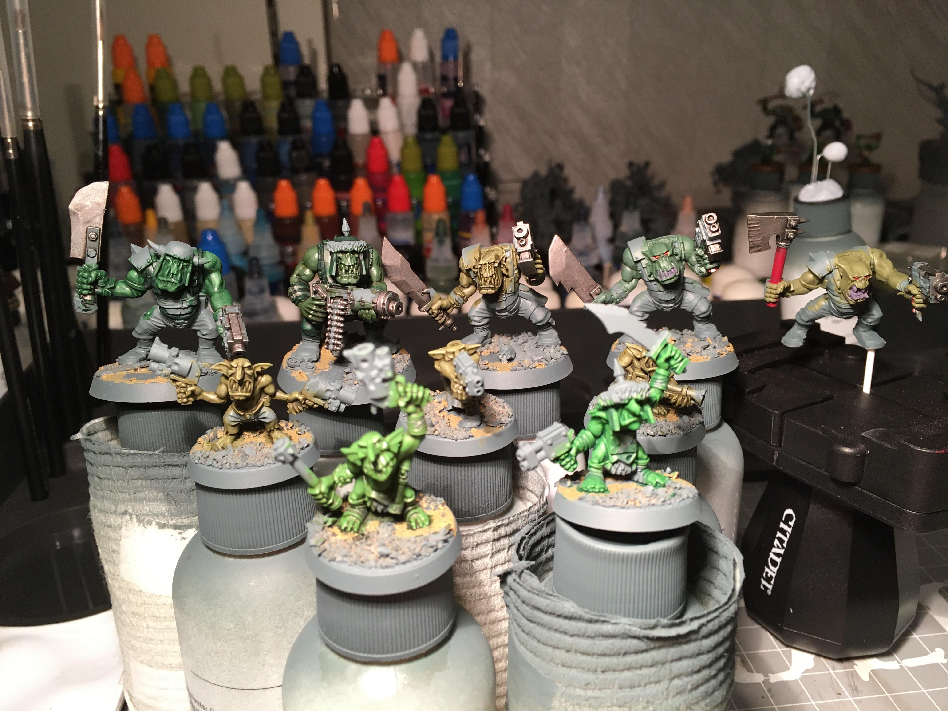 Gretchen, Grots, Orks, Pip, Slugga, Warhammer 40,000