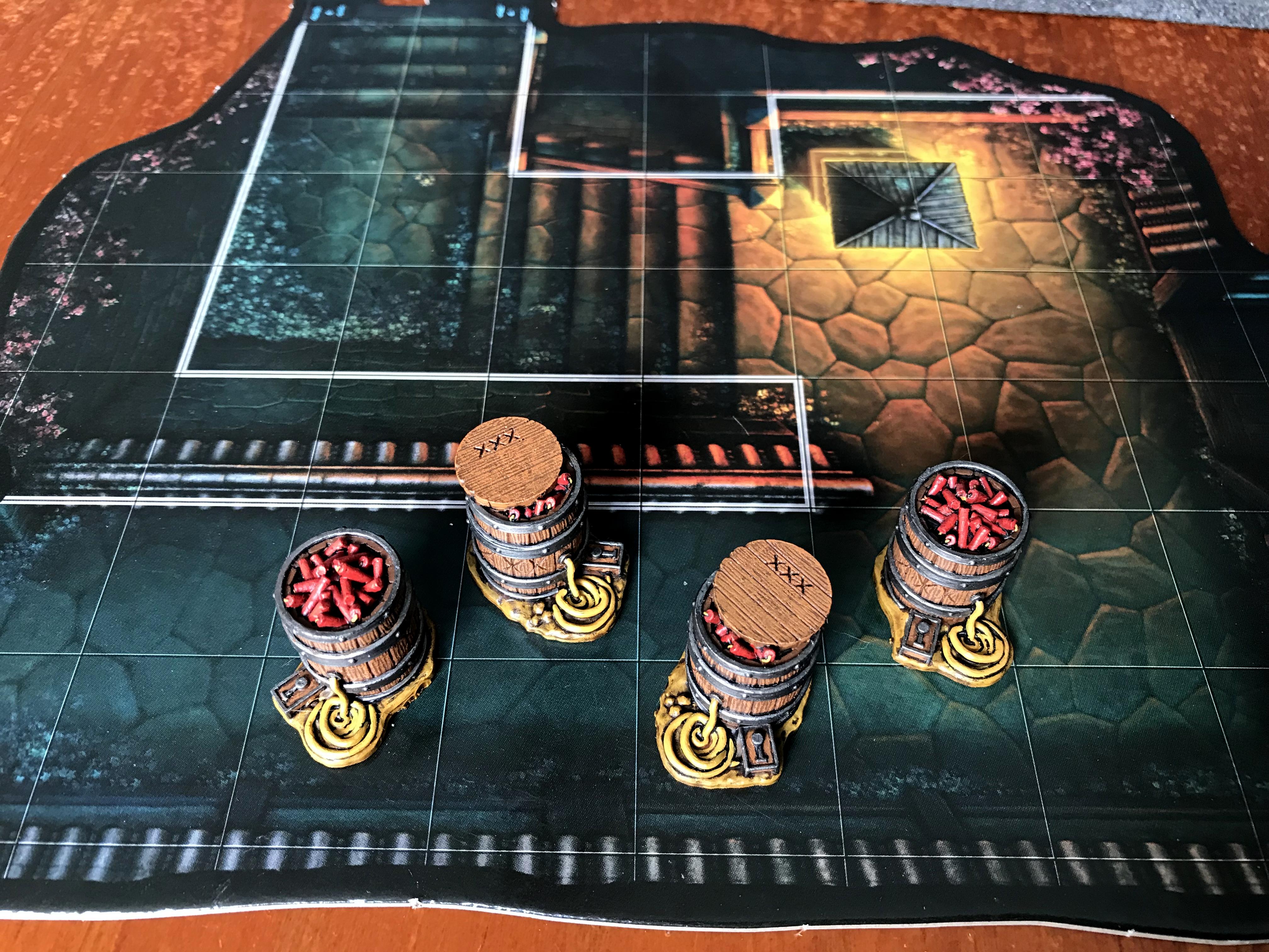 Exploding Barrels