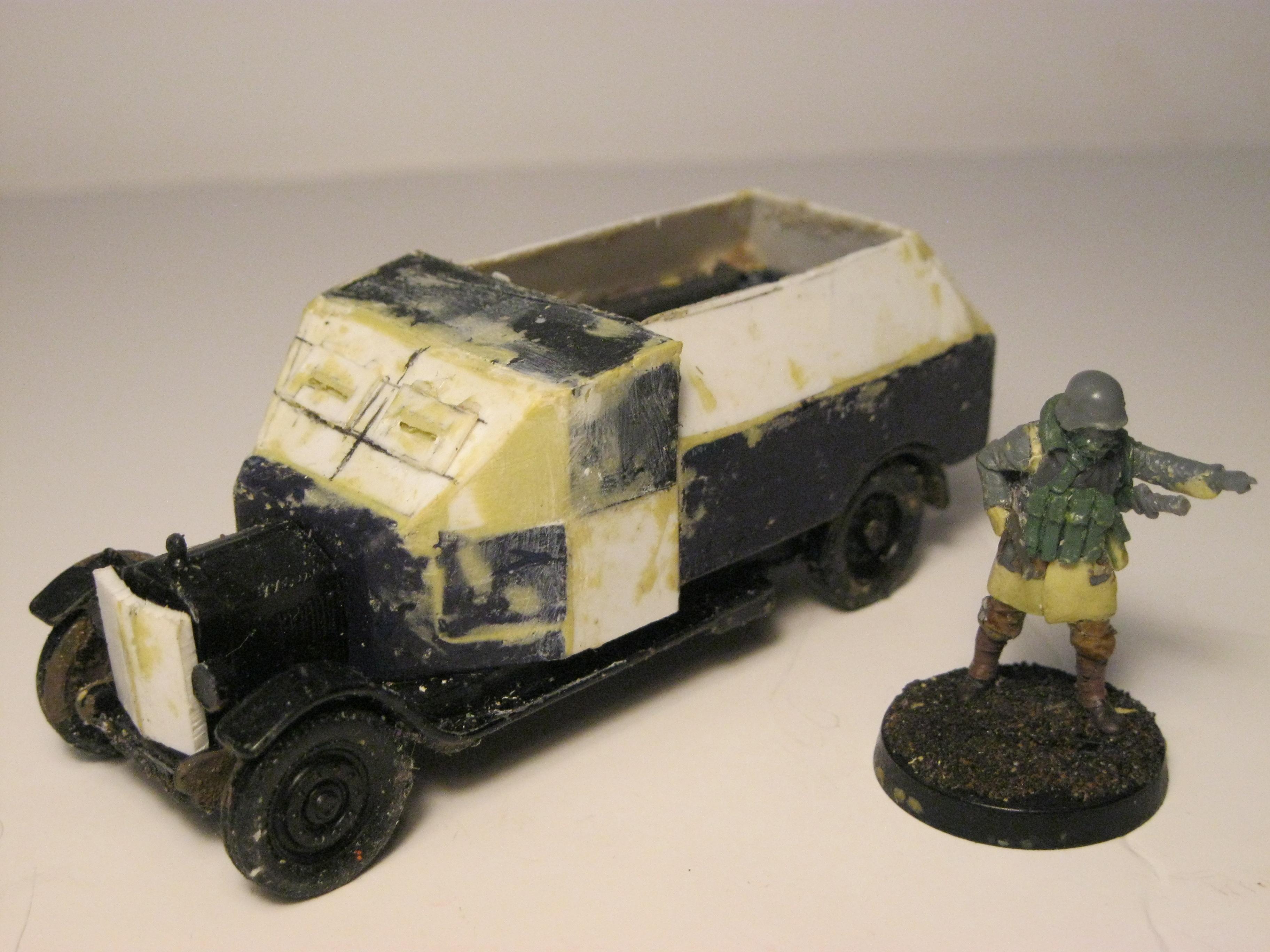 Improvised armoured truck