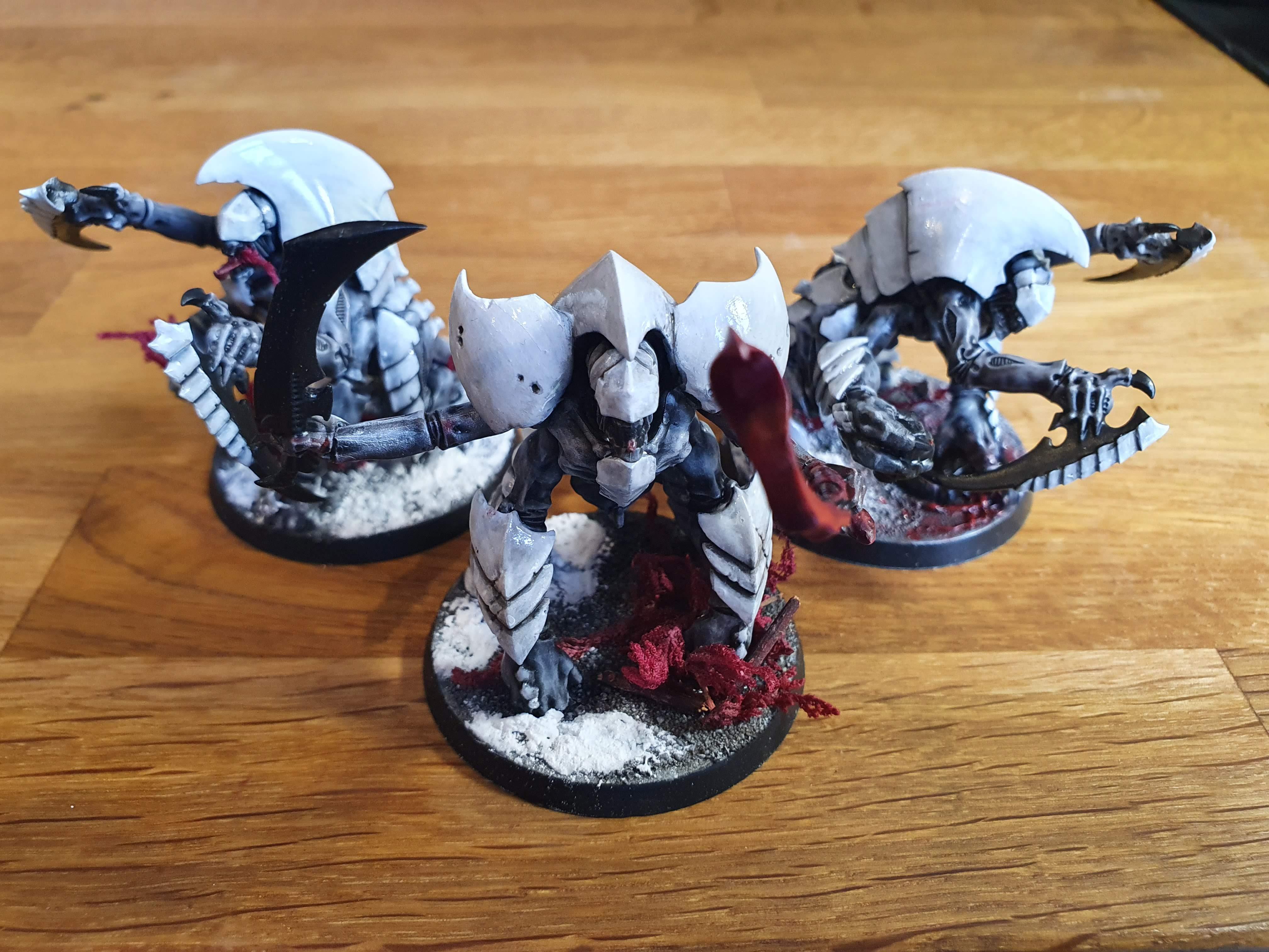 Black, Hive Guard, Red, Typhon, Tyranids, Tyrant Guard, White