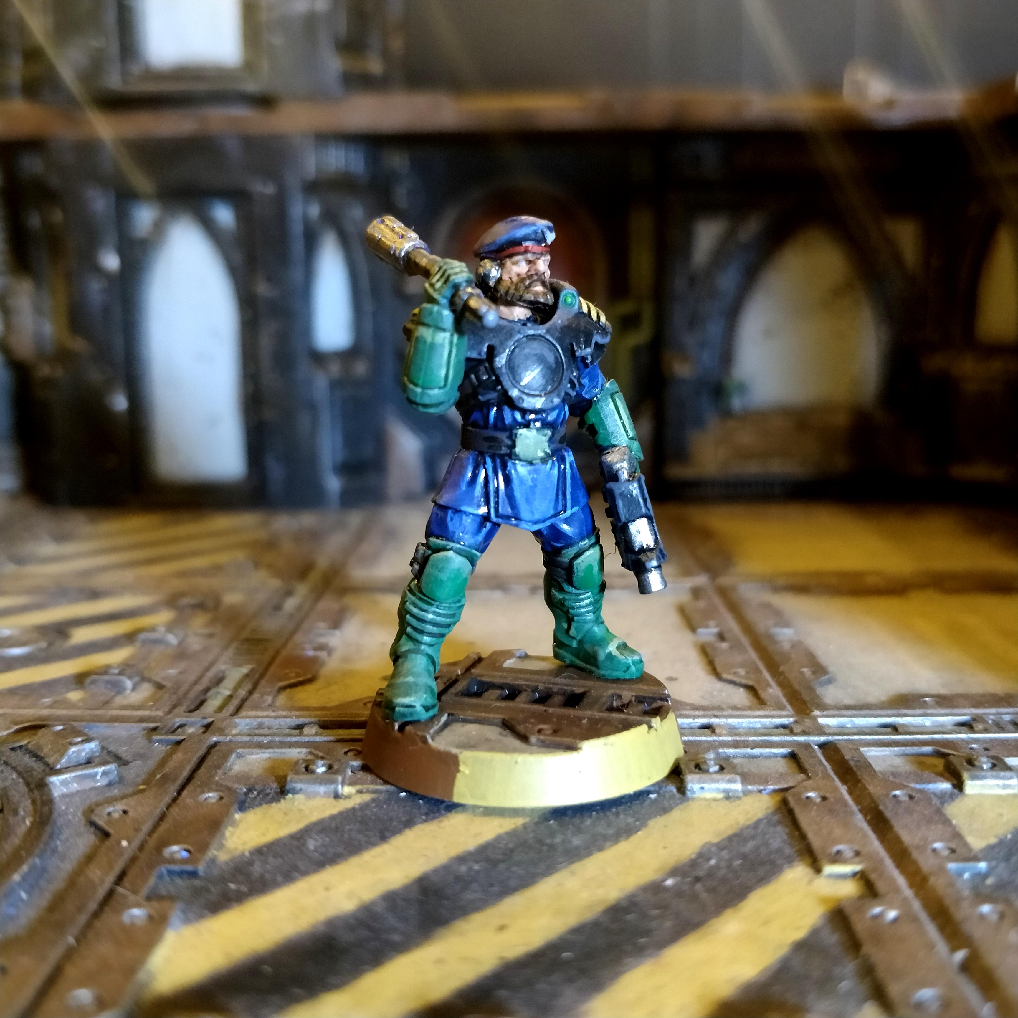 Enforcer, Ganger, N17, Necromunda, Palinite