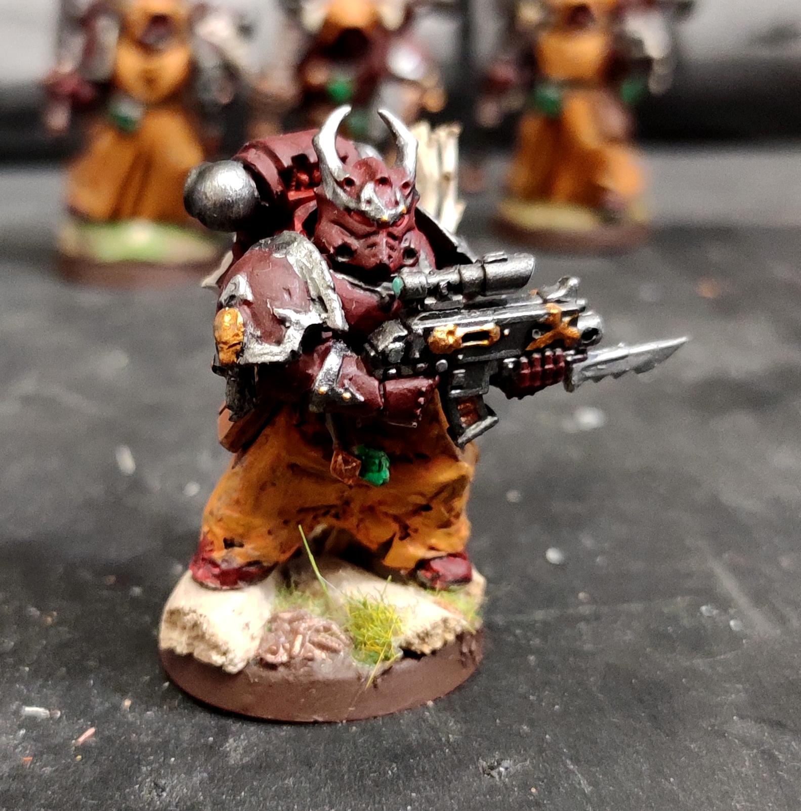 Bolter, Chaos, Chaos Space Marines, Chosen, Cloak, Conversion, Heresy, Heretic Astartes, Infantry, Kitbash, Regiment, Traitor Legions, Warhammer 40,000, Word Bearers