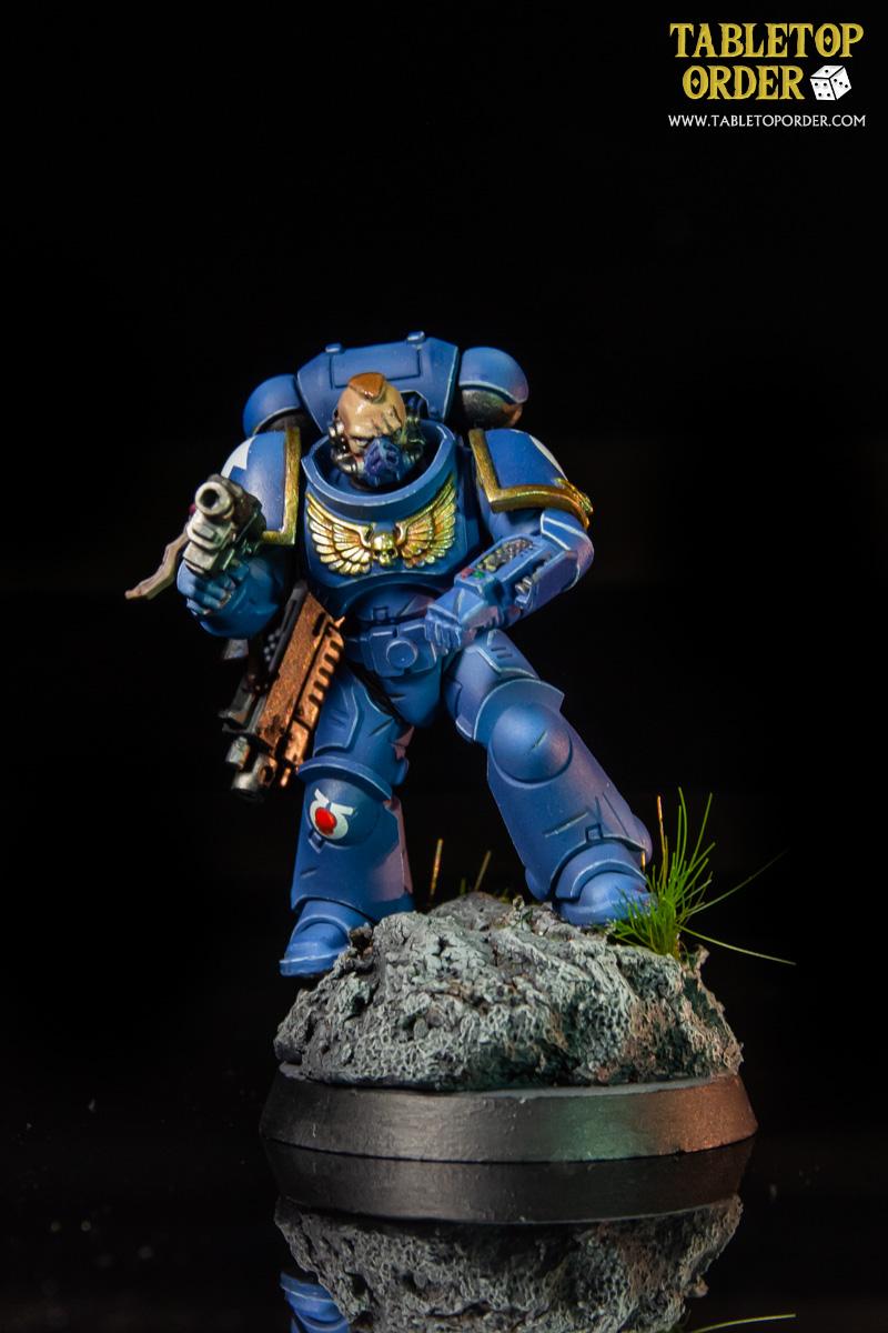 Space Marines, Space Marines Lieutenant, Ultramarines, Warhammer 40,000