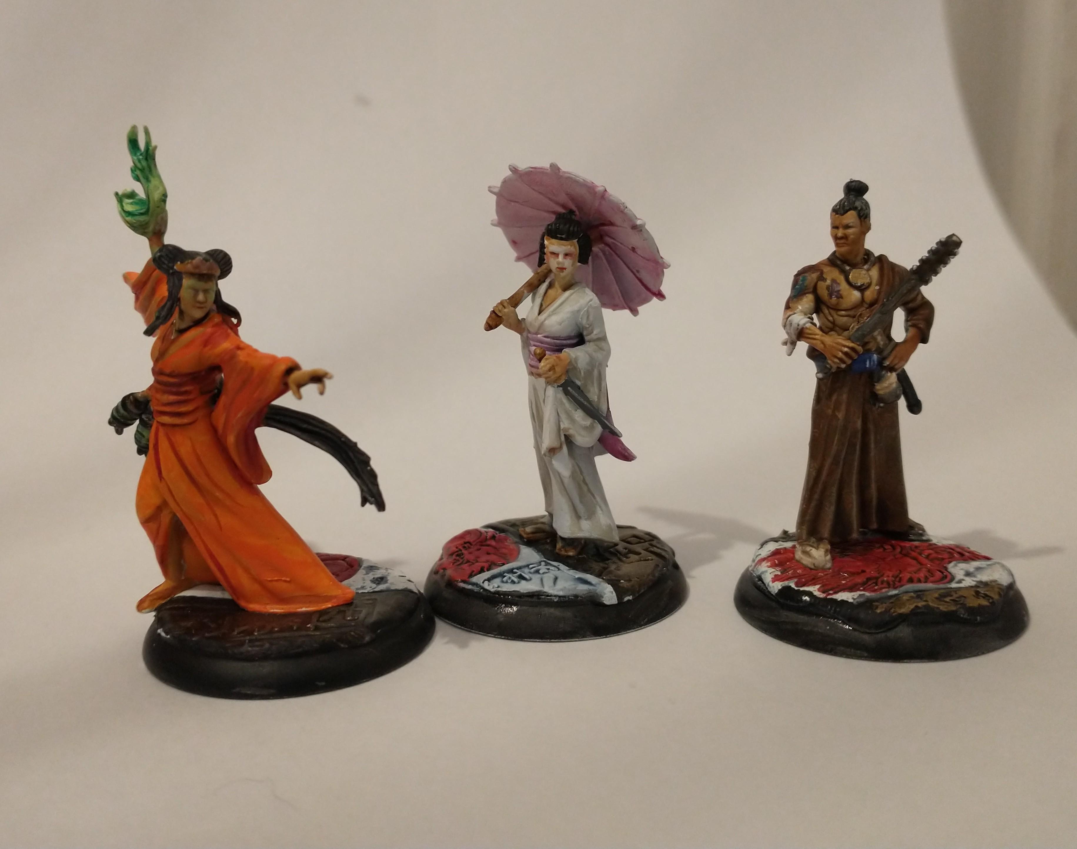 Shugenja, Geisha and Enforcer