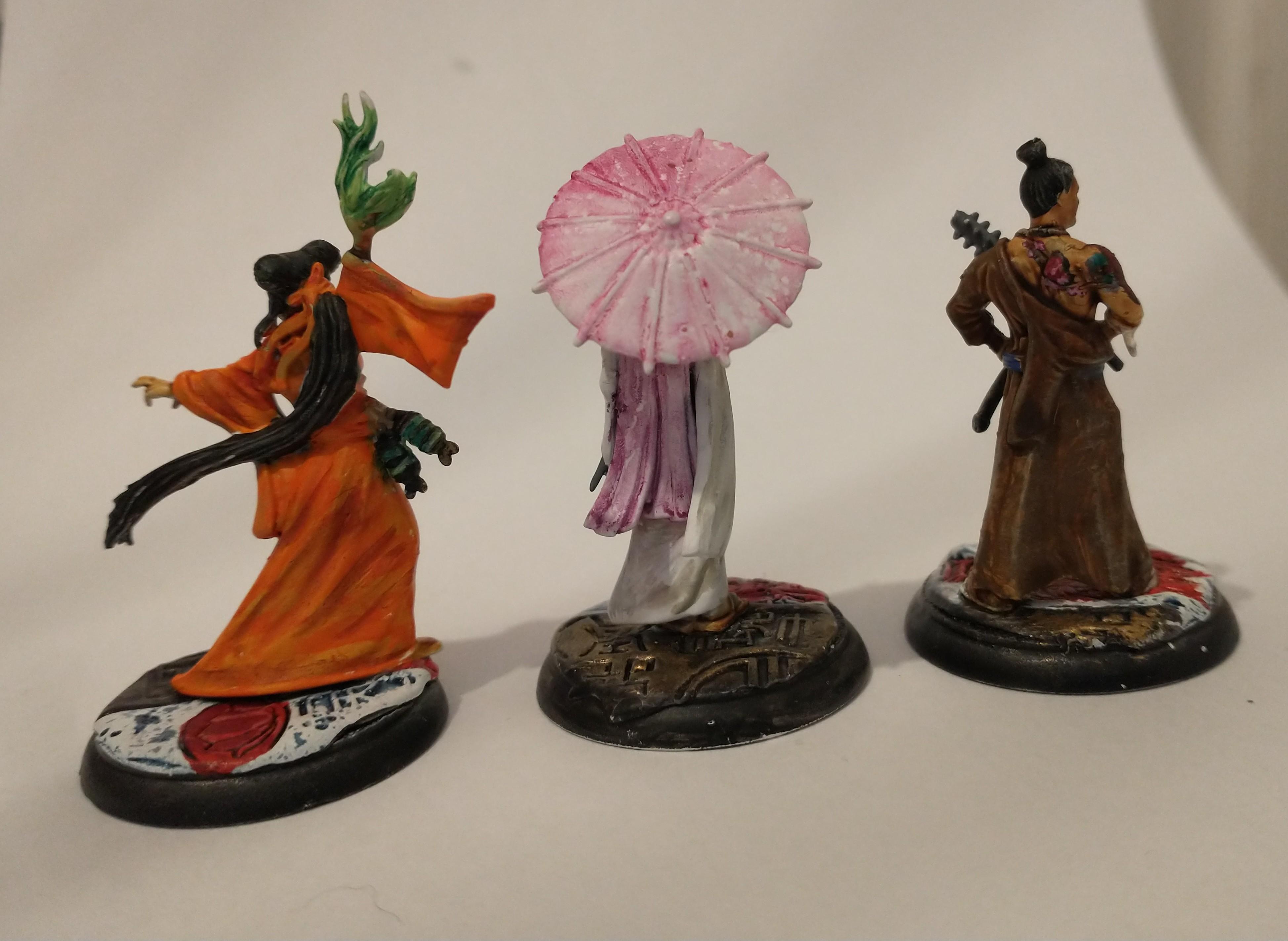 Shugenja, Geisha and Enforcer rear