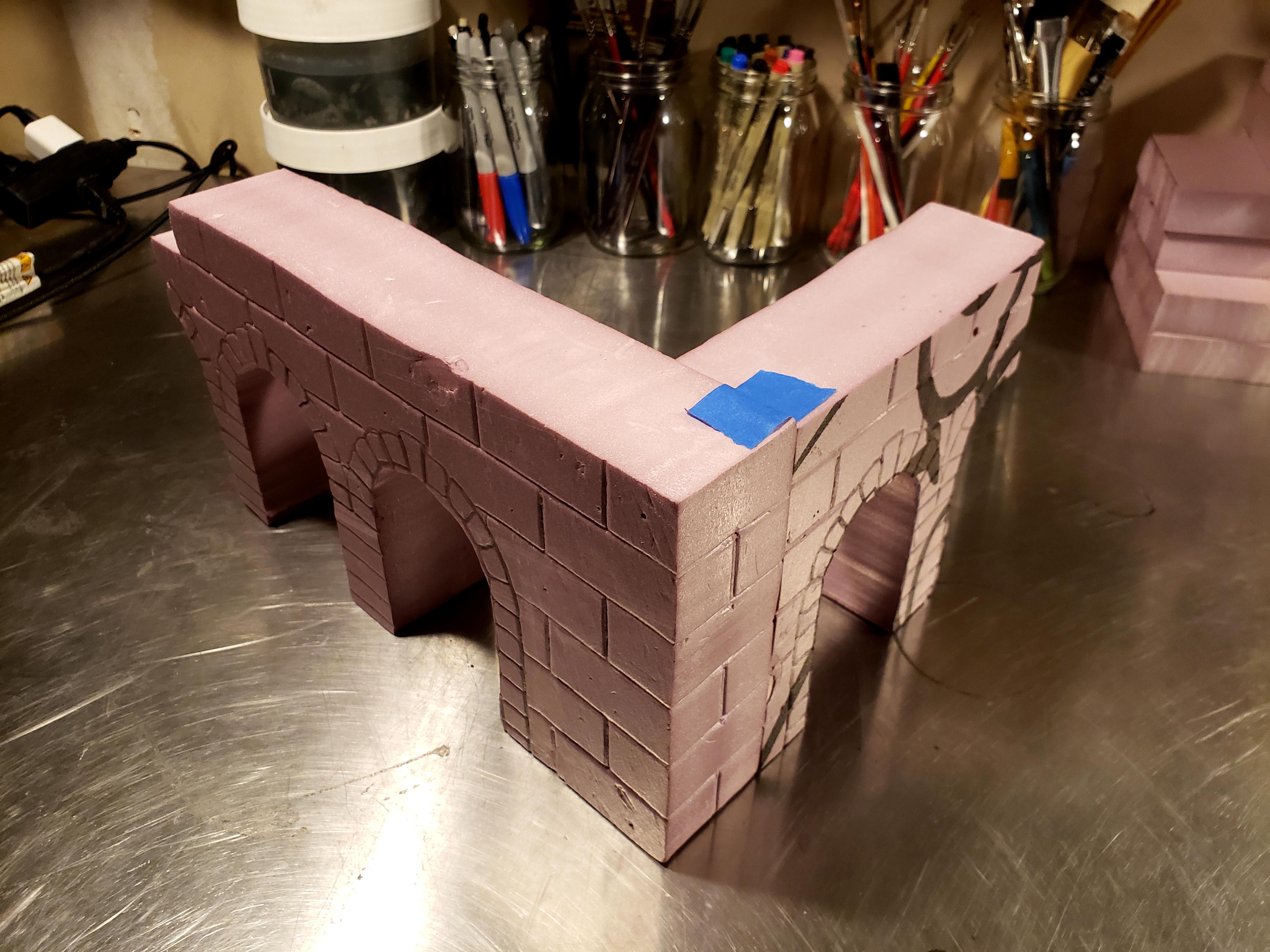 5&quot; arches on 2&quot; foam