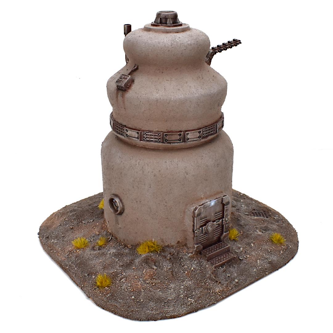 Desert Building made from a candy jar