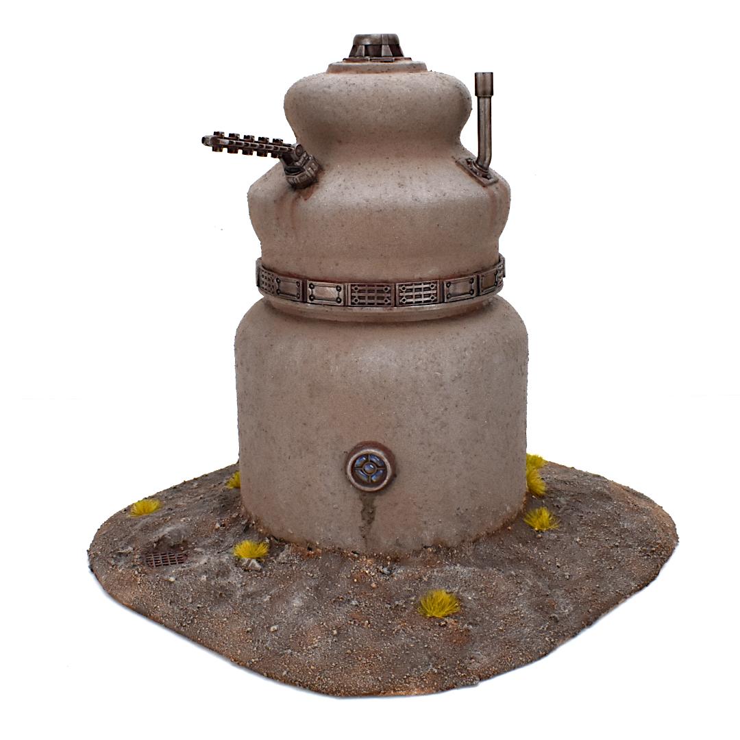 Desert Building made from a candy jar