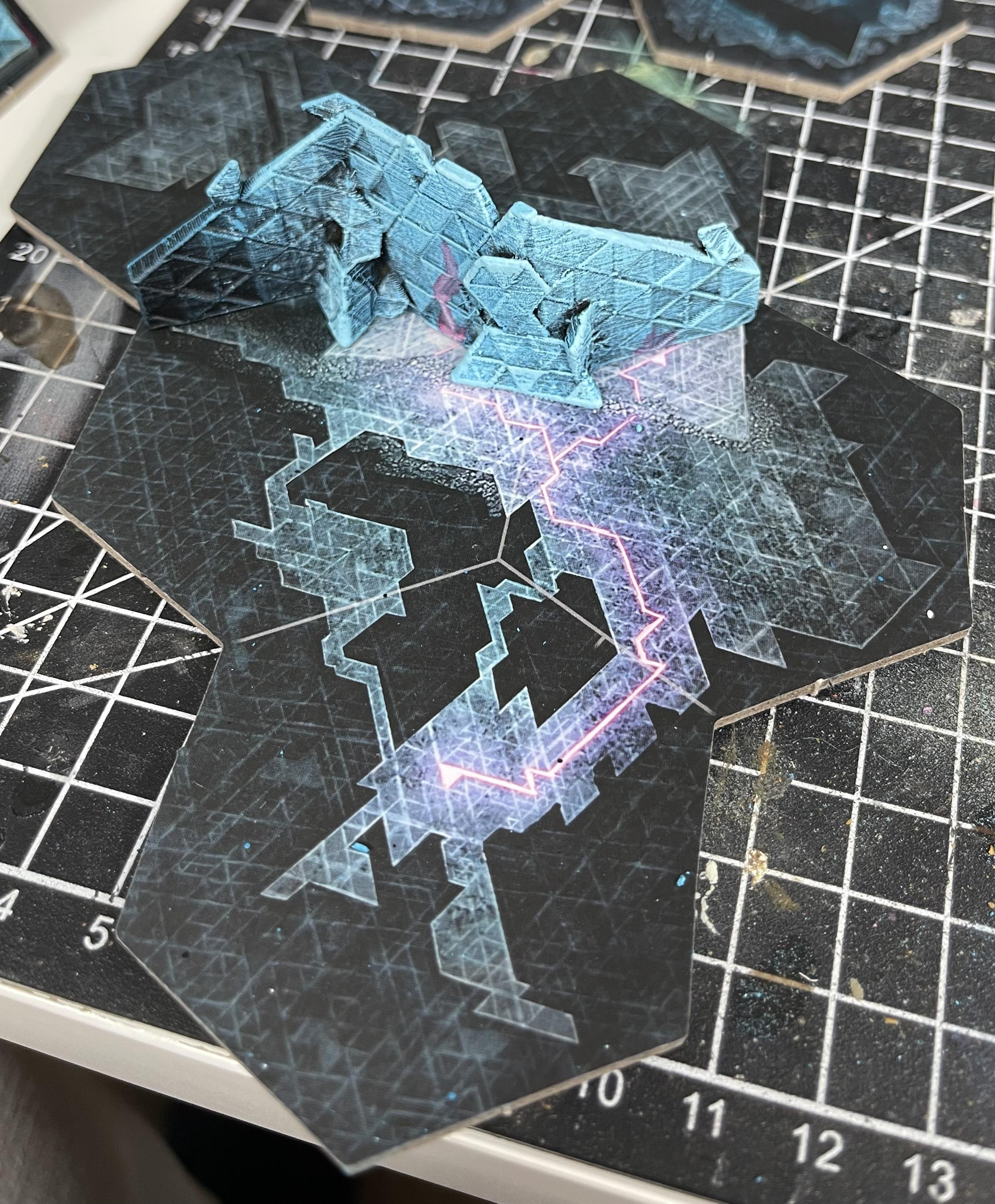 3d Printed, Blackstone Fortress, Dragons Rest, Terrain, Trihex Citadel, Warhammer 40,000, Warhammer Quest