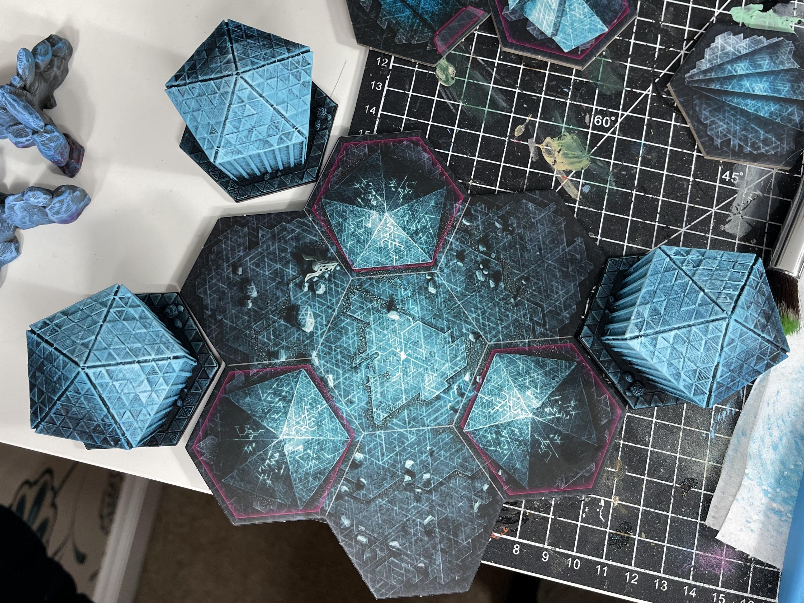 3d Printed, Blackstone Fortress, Dragons Rest, Terrain, Trihex Citadel, Warhammer 40,000, Warhammer Quest