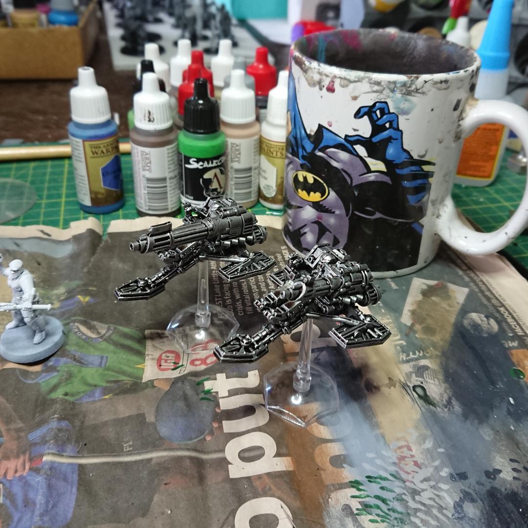 Necron Destroyer and Heavy Drestroyer